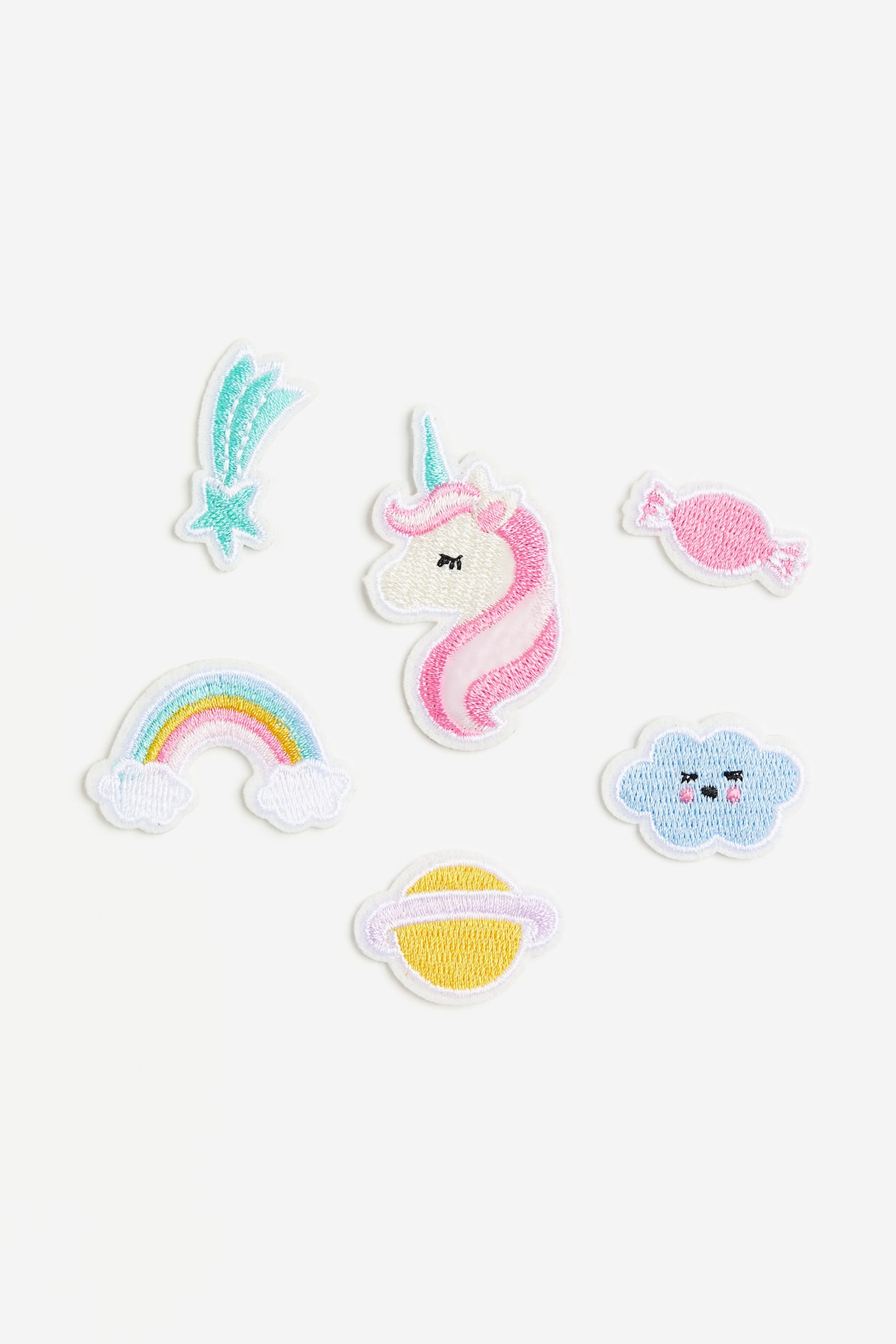 Mini Patches Turquoise/unicorn 6-pack Mini Repair Patches for kids | H&M US