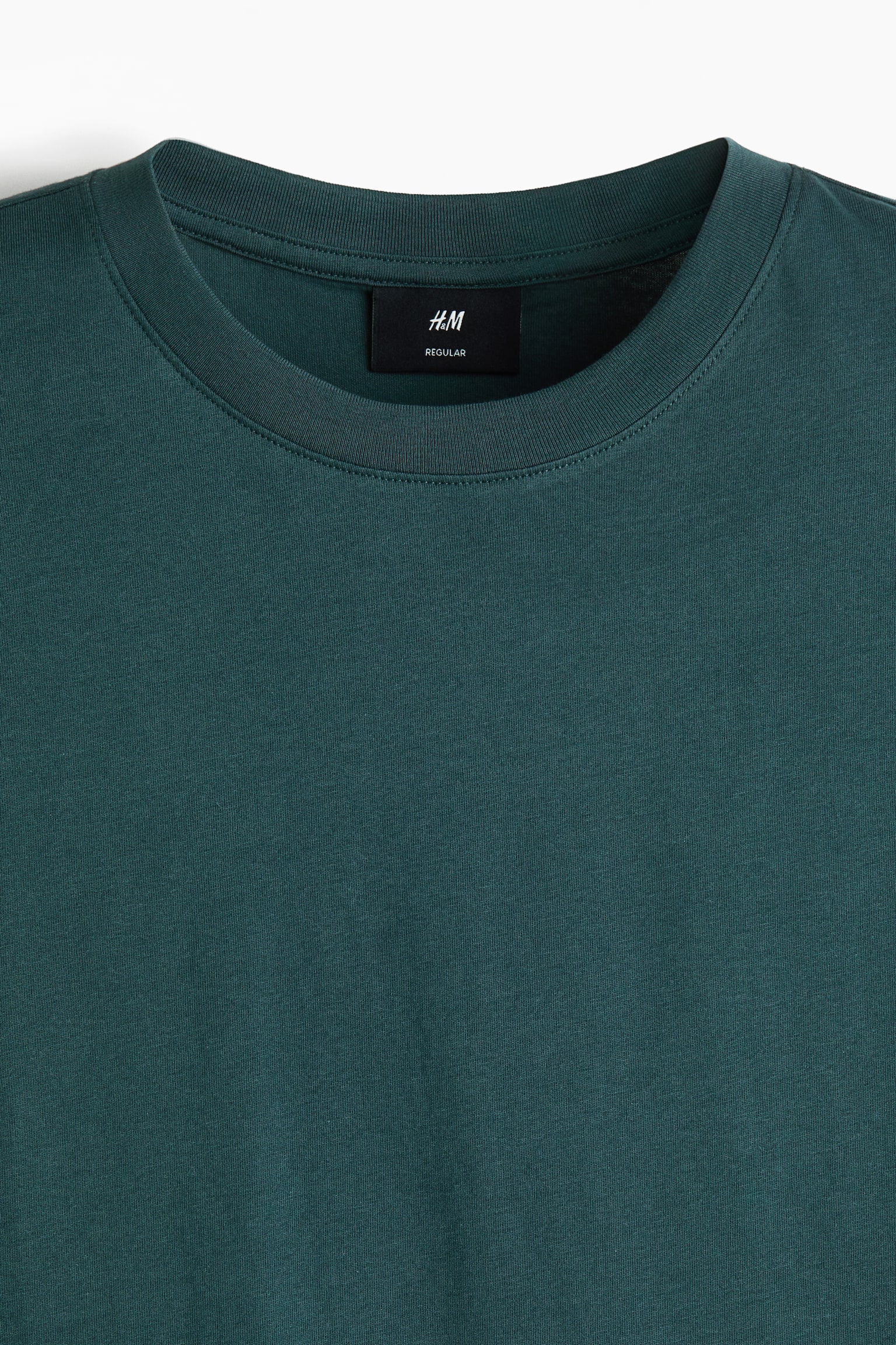 T-shirt Regular Fit - Blu petrolio scuro/Bianco/Nero/Verde/Blu navy/Verde bosco/Beige/Azzurro/Marrone/Grigio mélange/Rosa/Prugna/Grigio scuro/Rosa/Marrone/Grigio scuro/Arancione scuro - 2