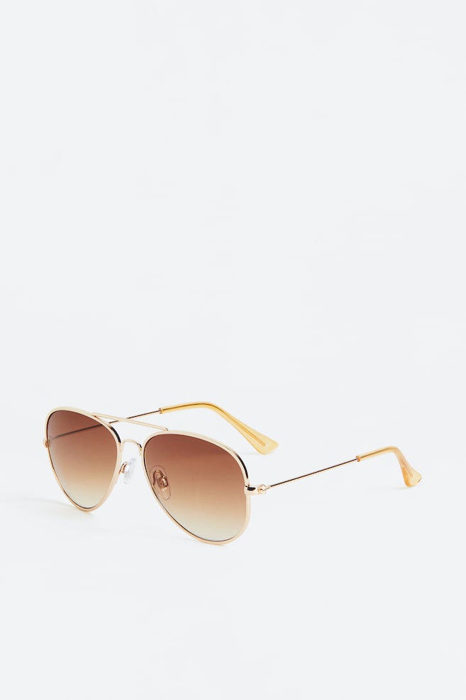 Sunglasses - Gold-coloured/Beige - 1