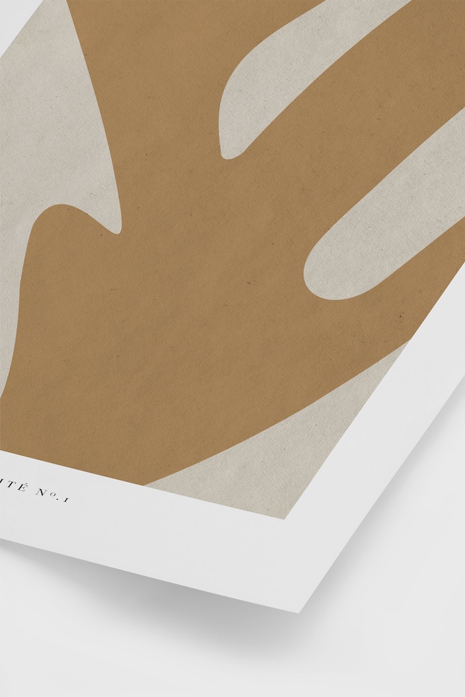 Simplicité No.1 Poster - Marron/beige - 3