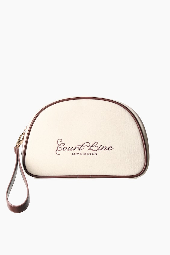 Женские сумки H&M Makeup Bag with Embroidered Motif