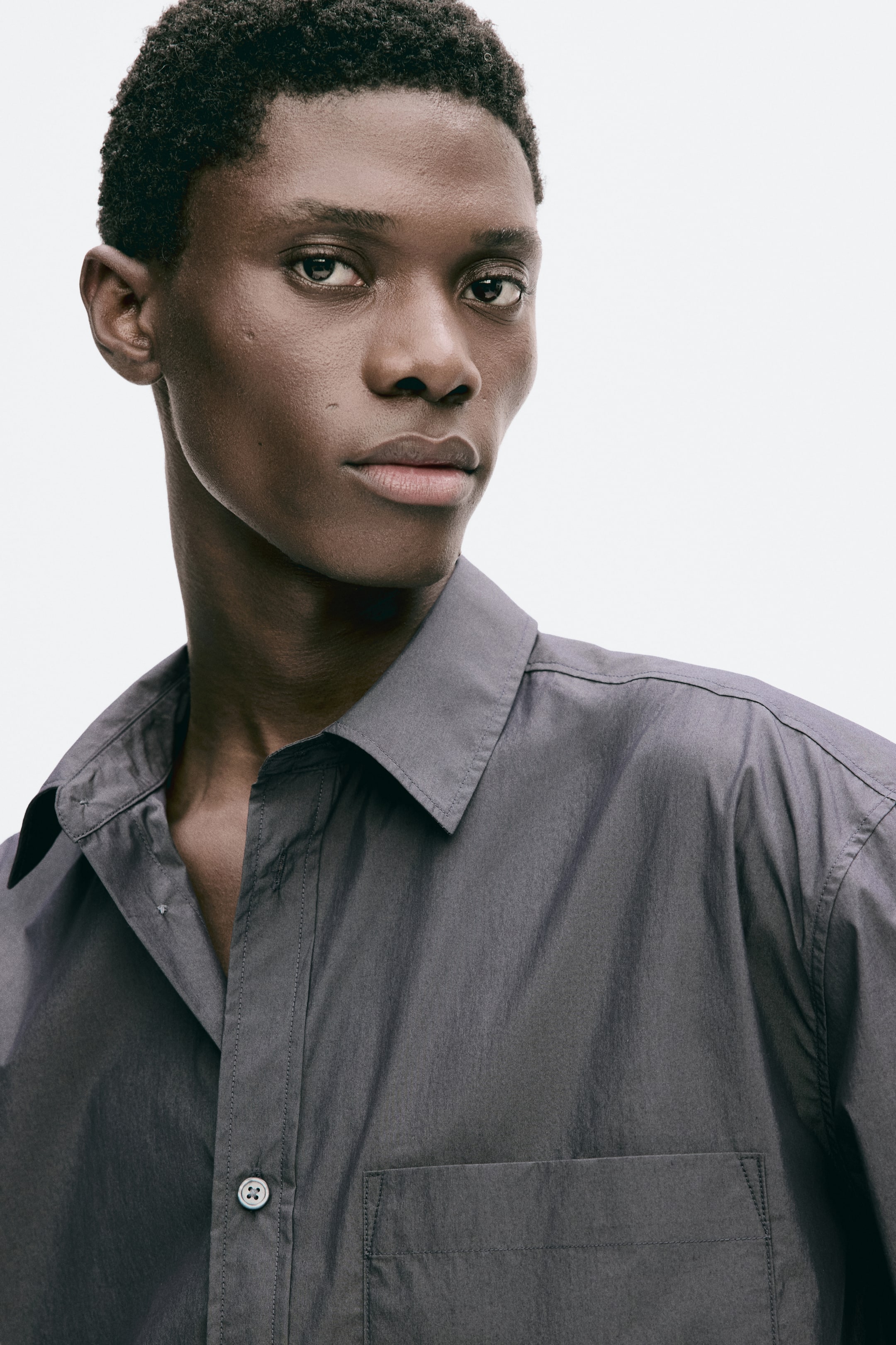 Relaxed-Fit Poplin Shirt