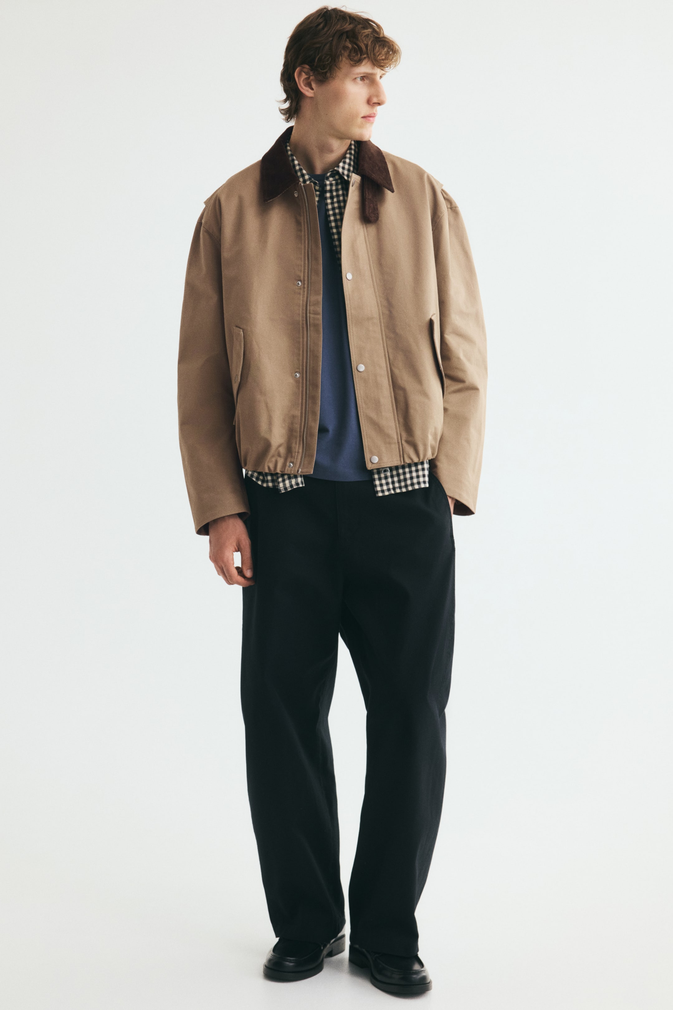 Мужские куртки H&M Twill Workwear Jacket — фото 3