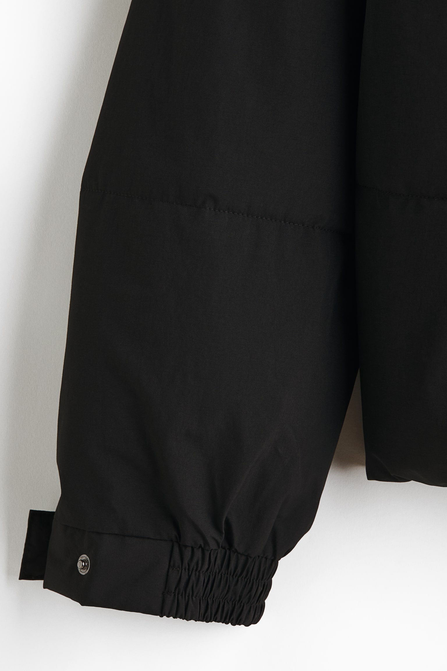 발수 코팅 퍼프 재킷 - 블랙/다크 카키 그린 - 9