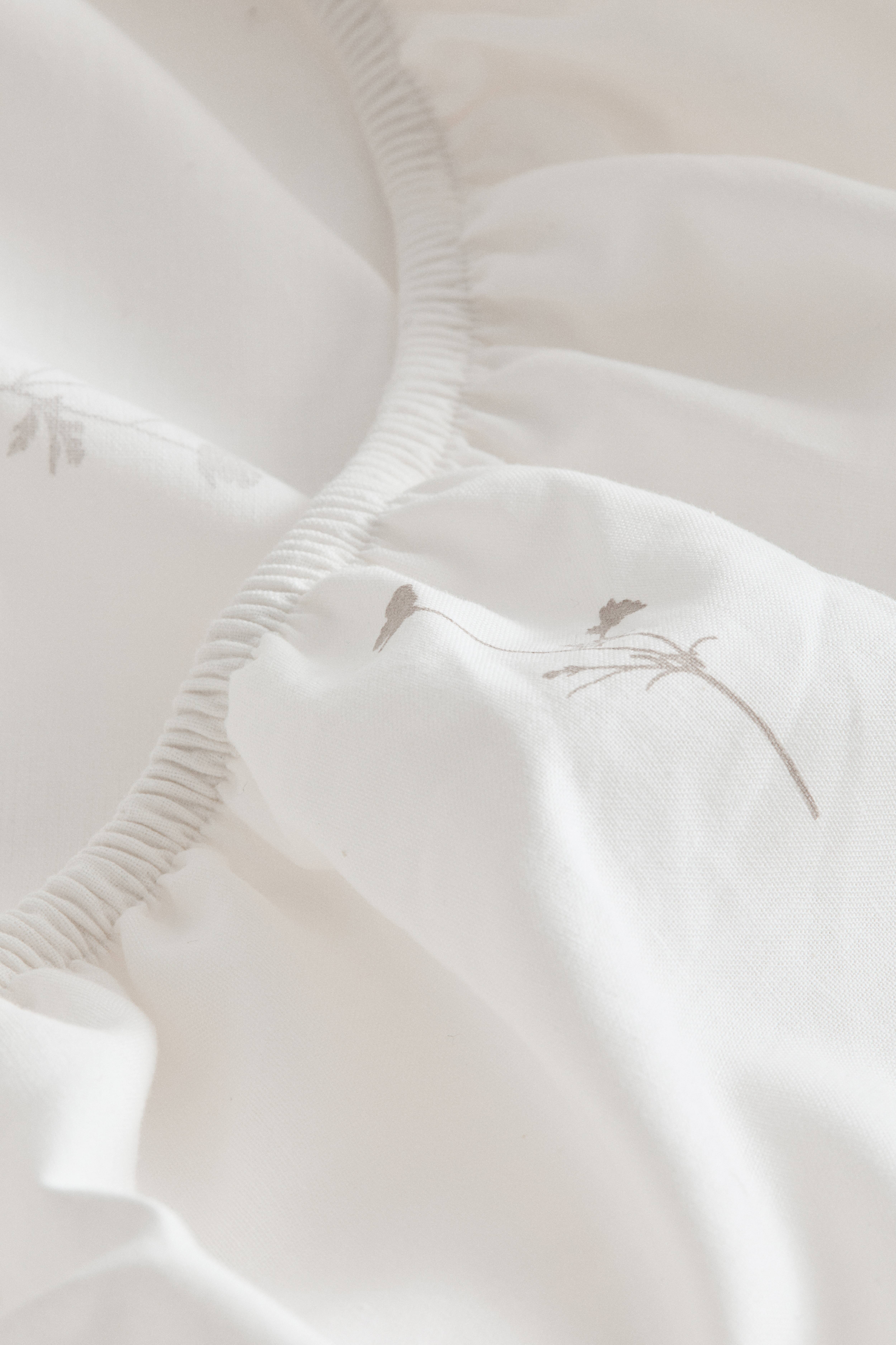 Drap-housse en coton pour lit double