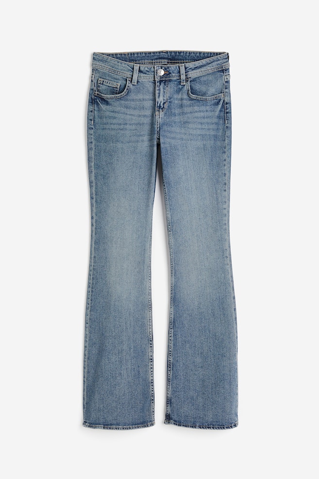 Flared Low Jeans - Denimblå/Denimblå/Mørk denimblå - 2