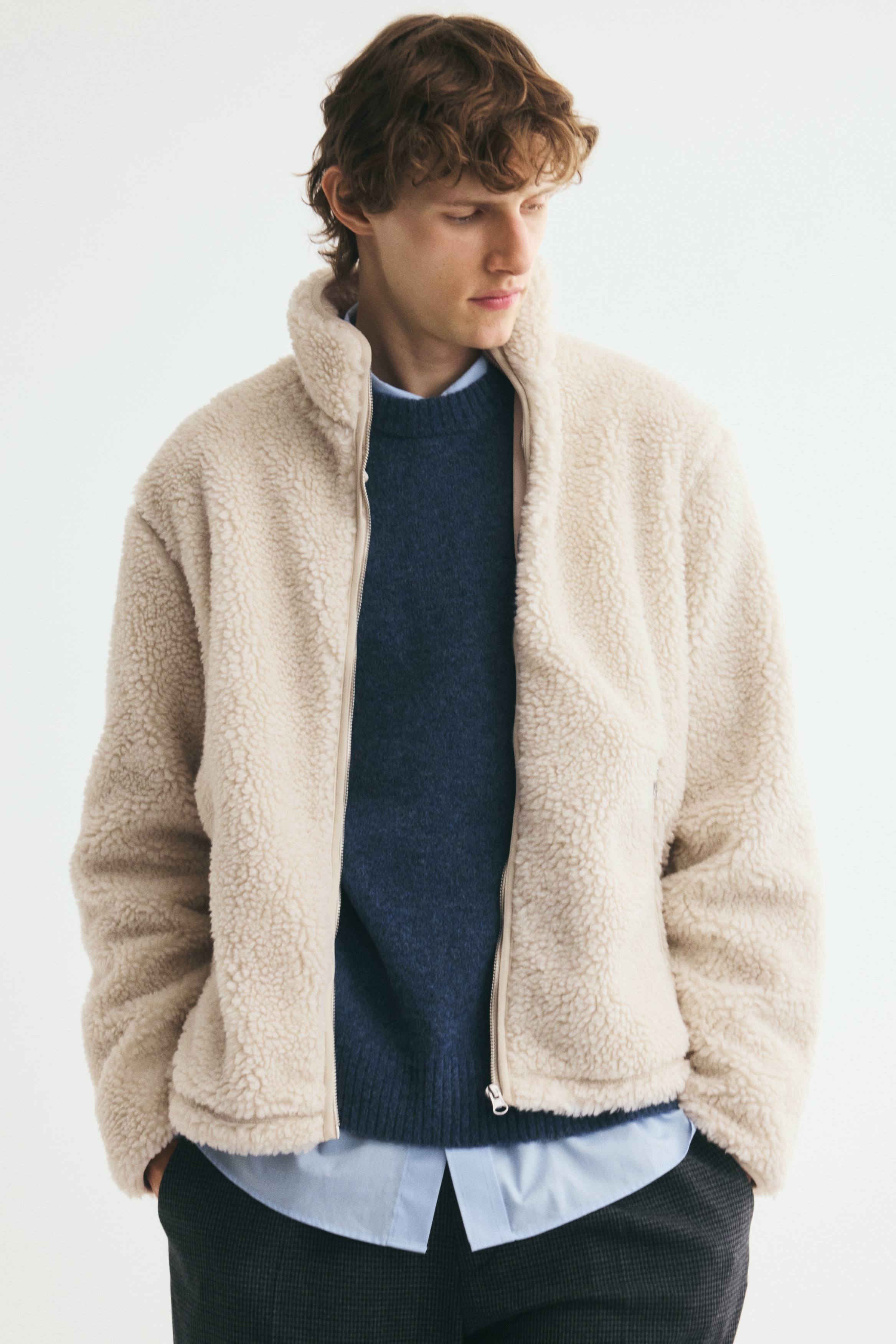 Teddy zip-through jacketModel