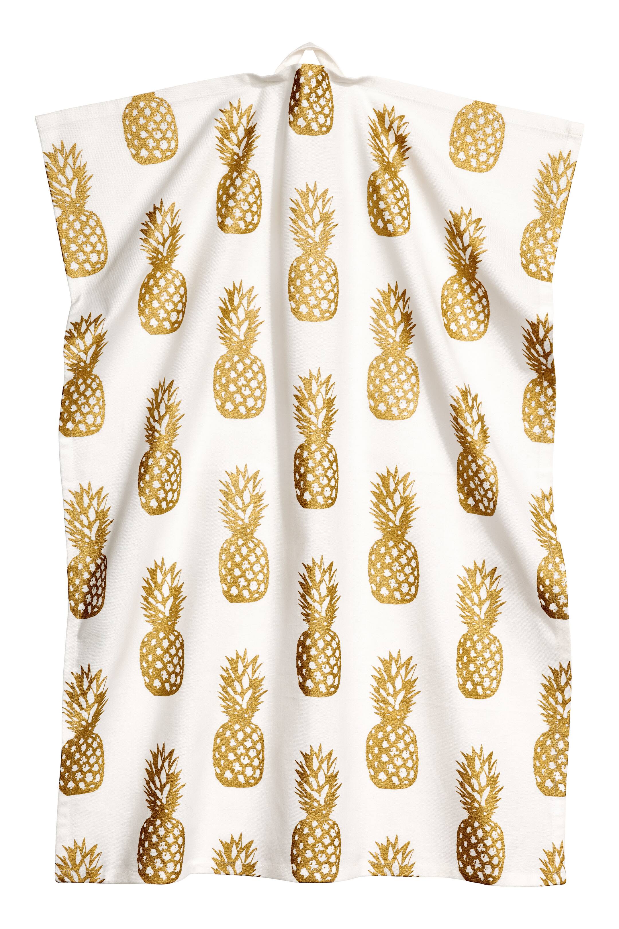 Agrandir l'image: Torchon - Blanc/ananas - Home All | H&M FR 1