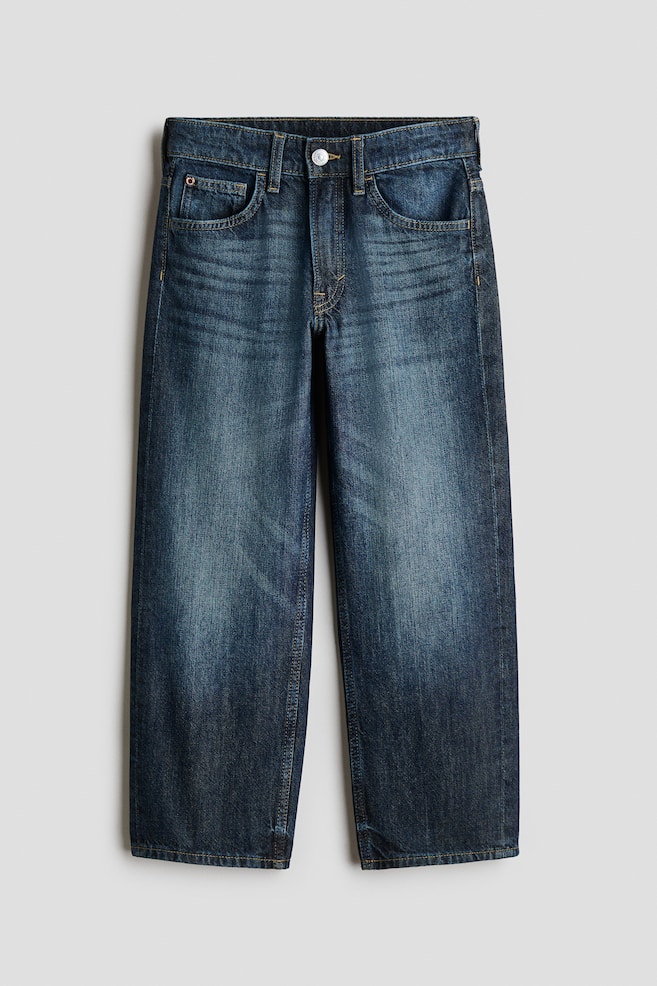 Loose Fit Jeans - Mørk denimblå/Denimsort/Denimblå/Mørk denimblå/Lysegrå/Lys denimblå/Lys denimblå/Lys denimblå/Mørkegrå - 1