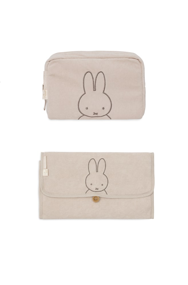 Tapis À Langer Nomade & Trousse De Soins - Miffy - Nougat/Olive Green - 1