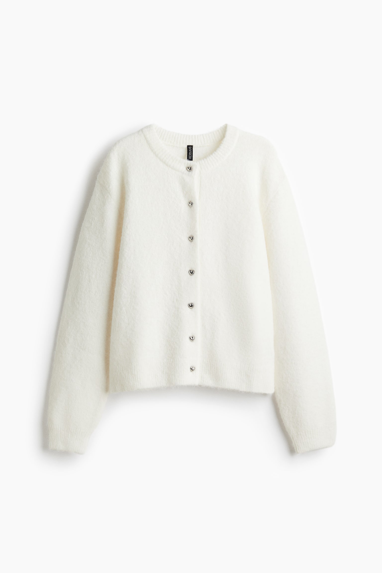 Женский кардиган H&M Cardigan, цвет: Белый — фото 1