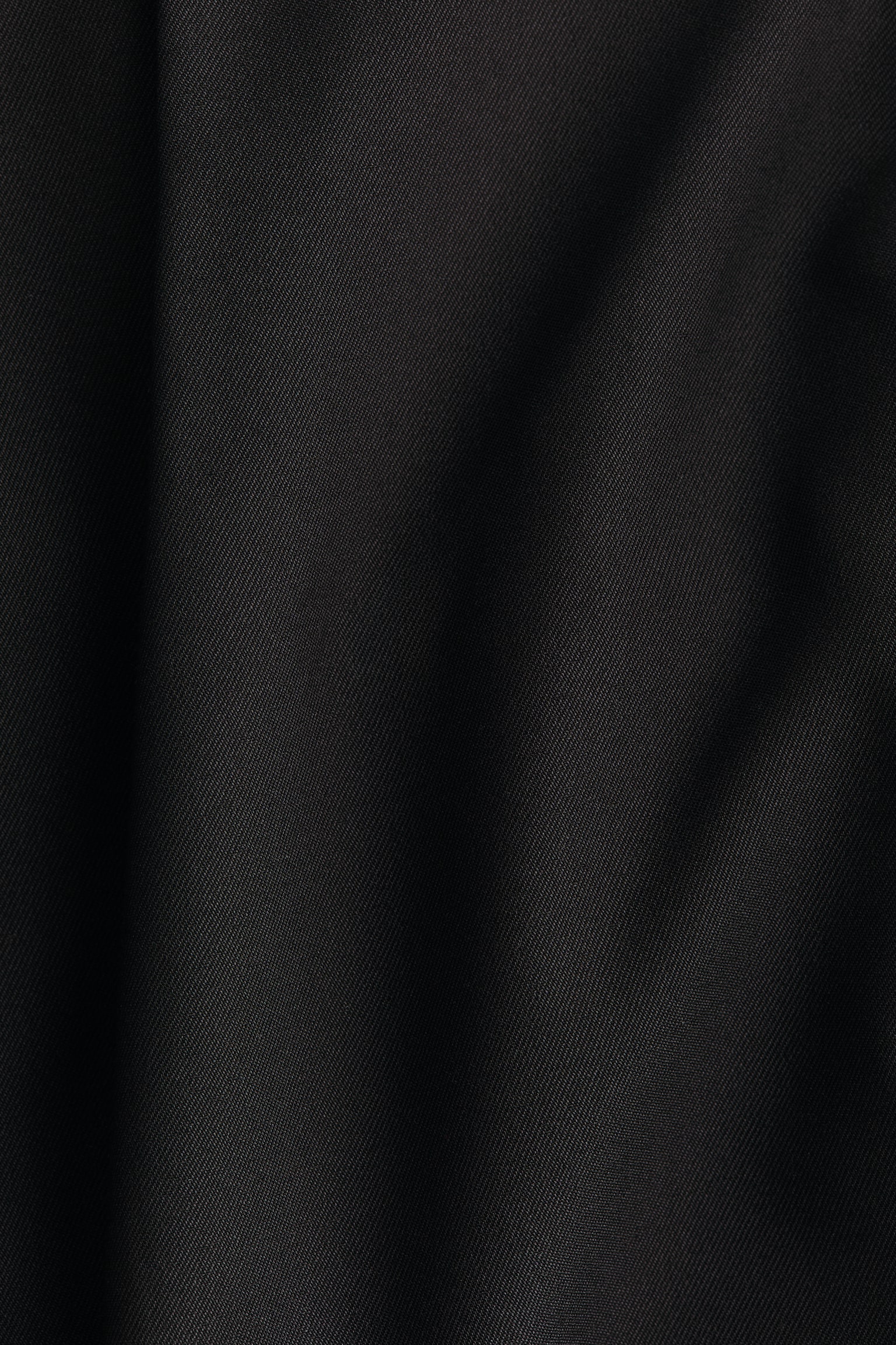 Pleat-front culottes - Black - 2