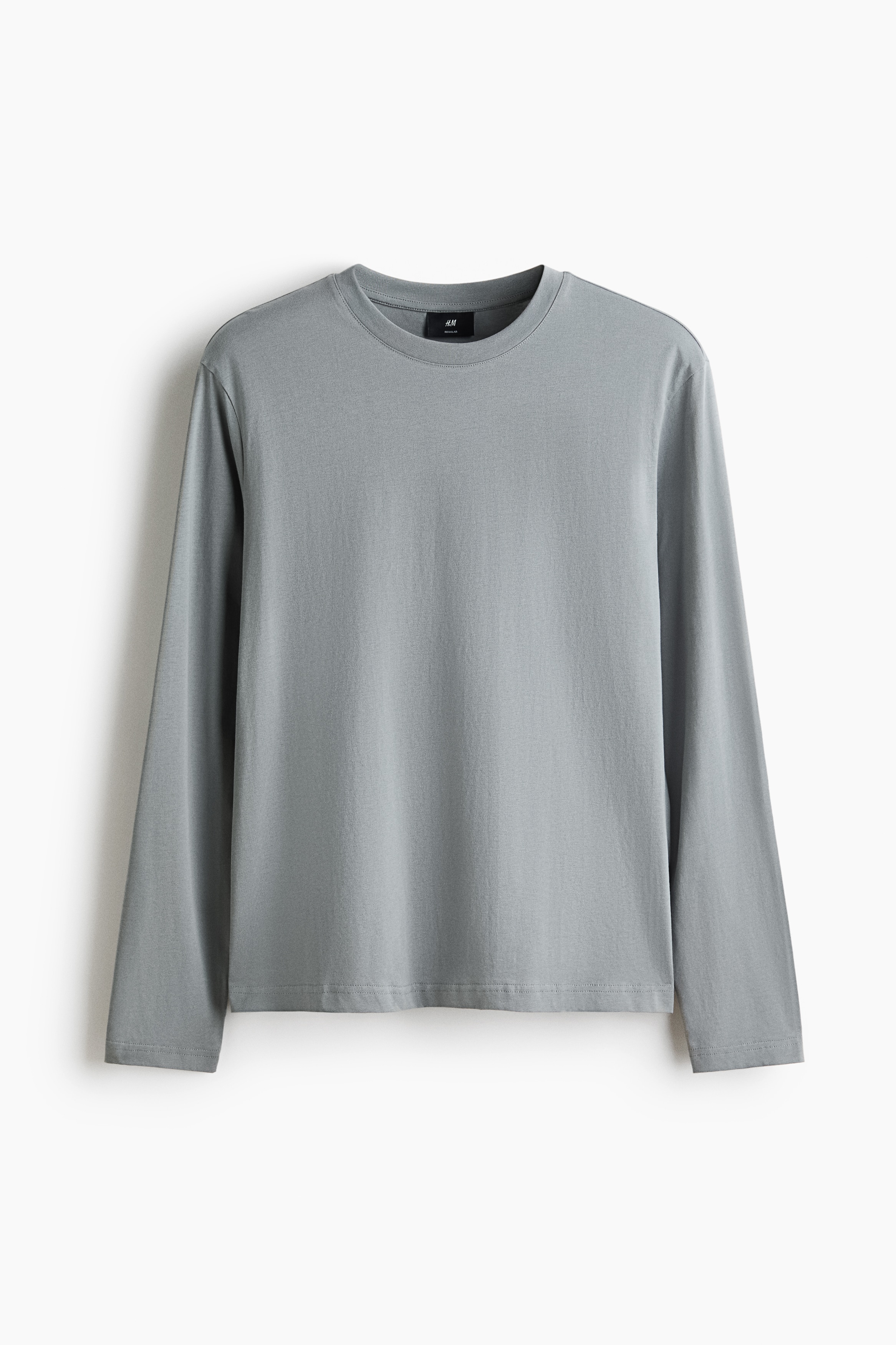 Camiseta de punto Regular Fit - Gris/Blanco/Azul marino/Negro