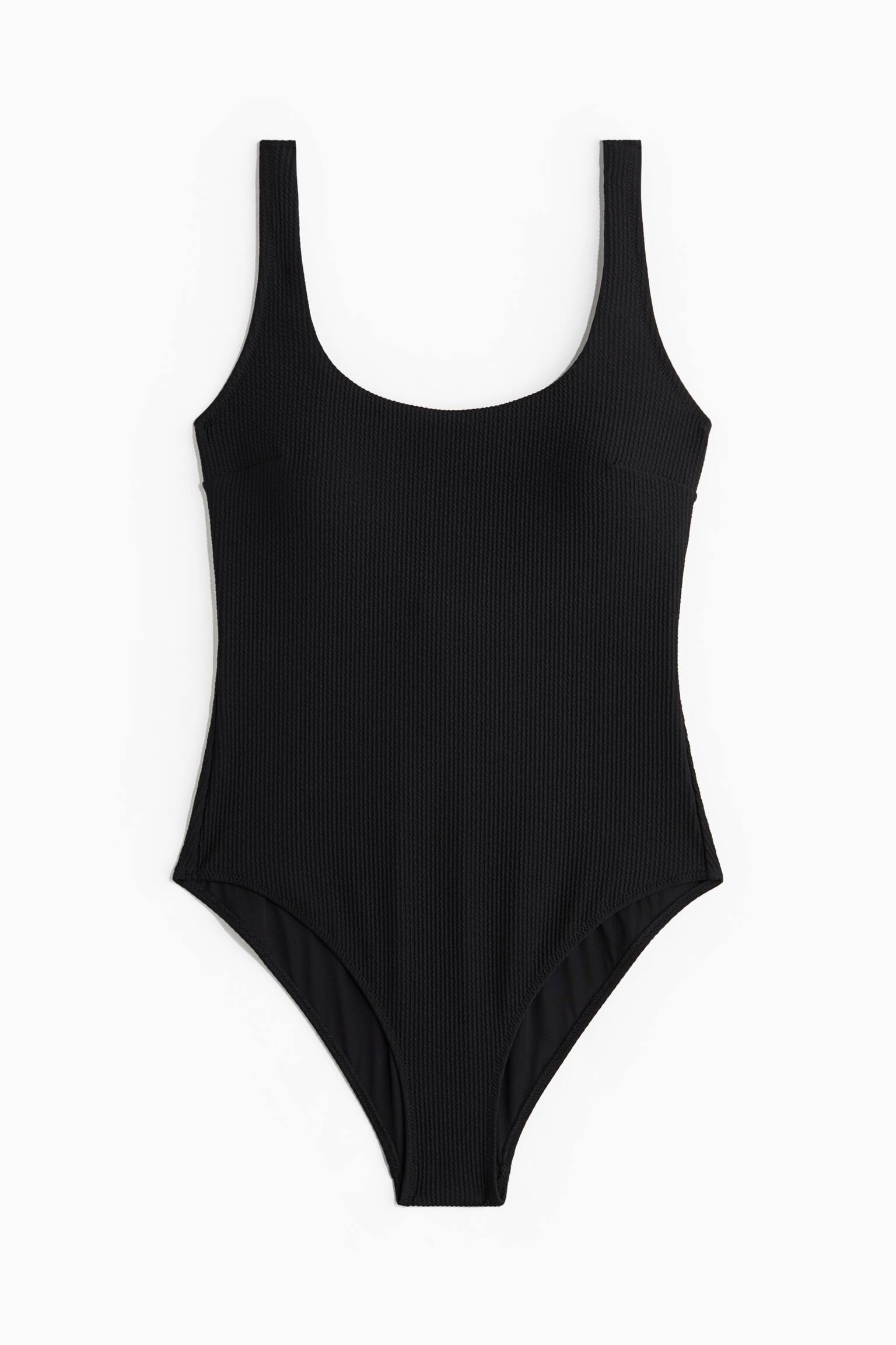 Padded-cup swimsuit - Black - 2