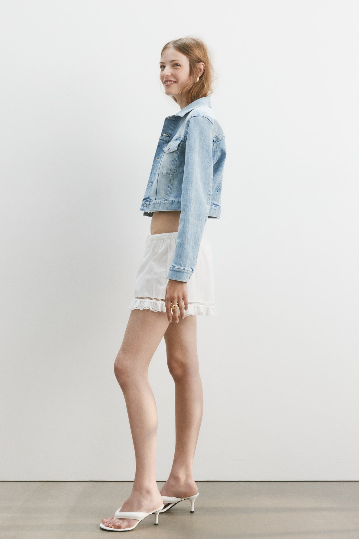 Short Denim Jacket - image 5