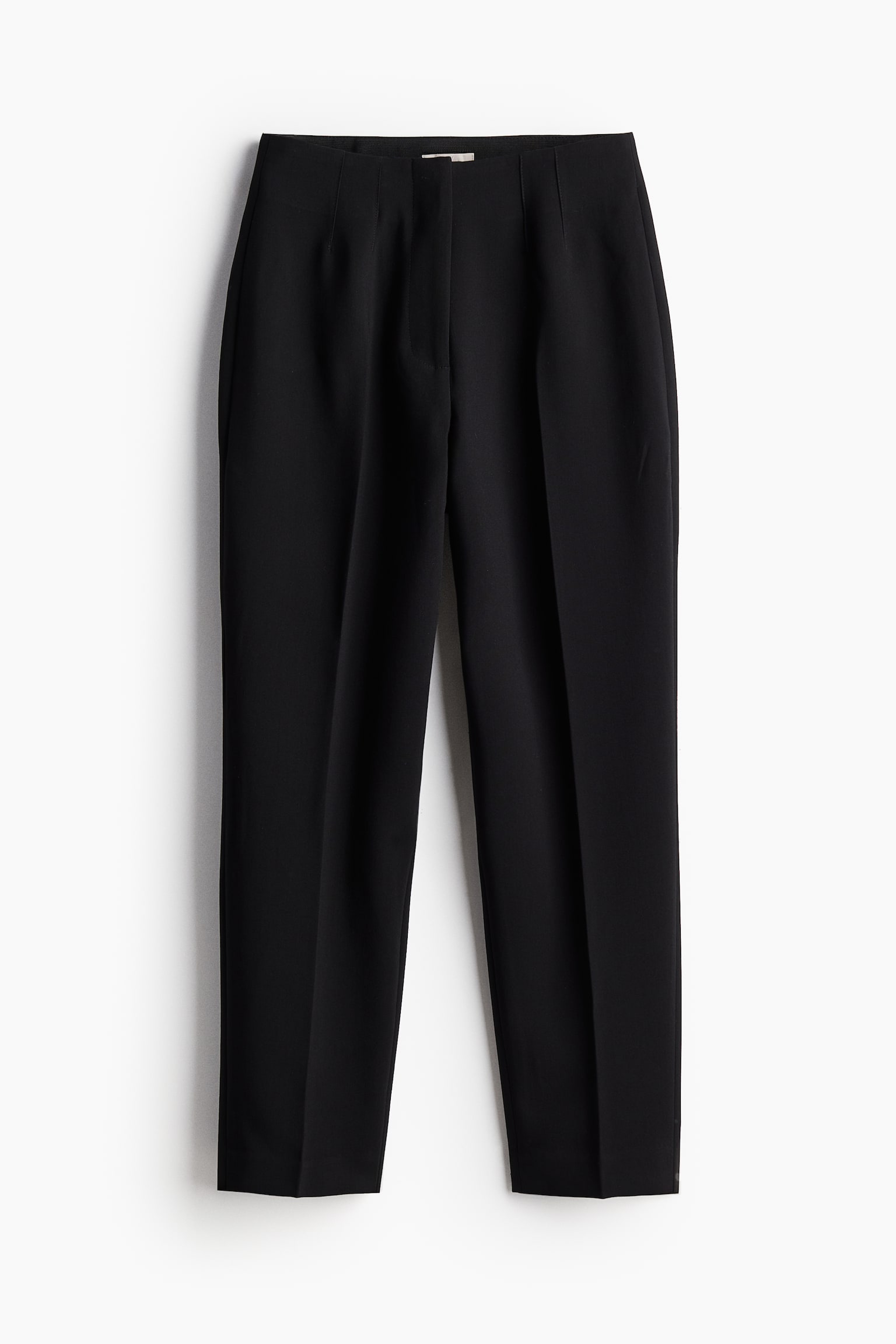 Ankle-length cigarette trousers - Black/Dark beige/Grey marl/Navy blue - 2