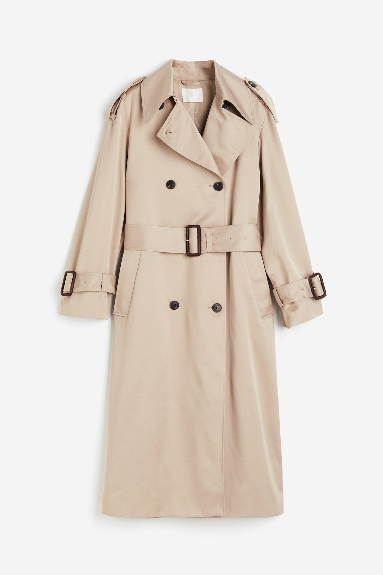 ダブルブレストトレンチコート - ベージュ - レディース | H&M JP