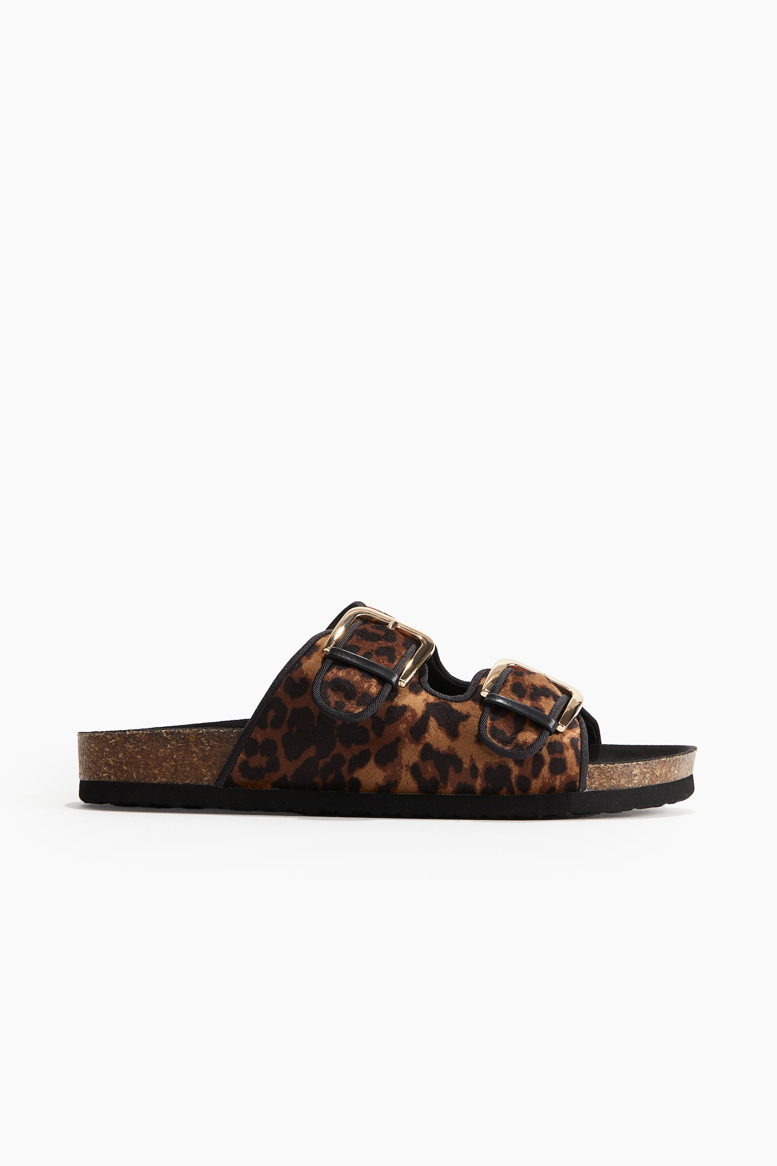 Pattern Sandals - Beige/Leopard print - 1