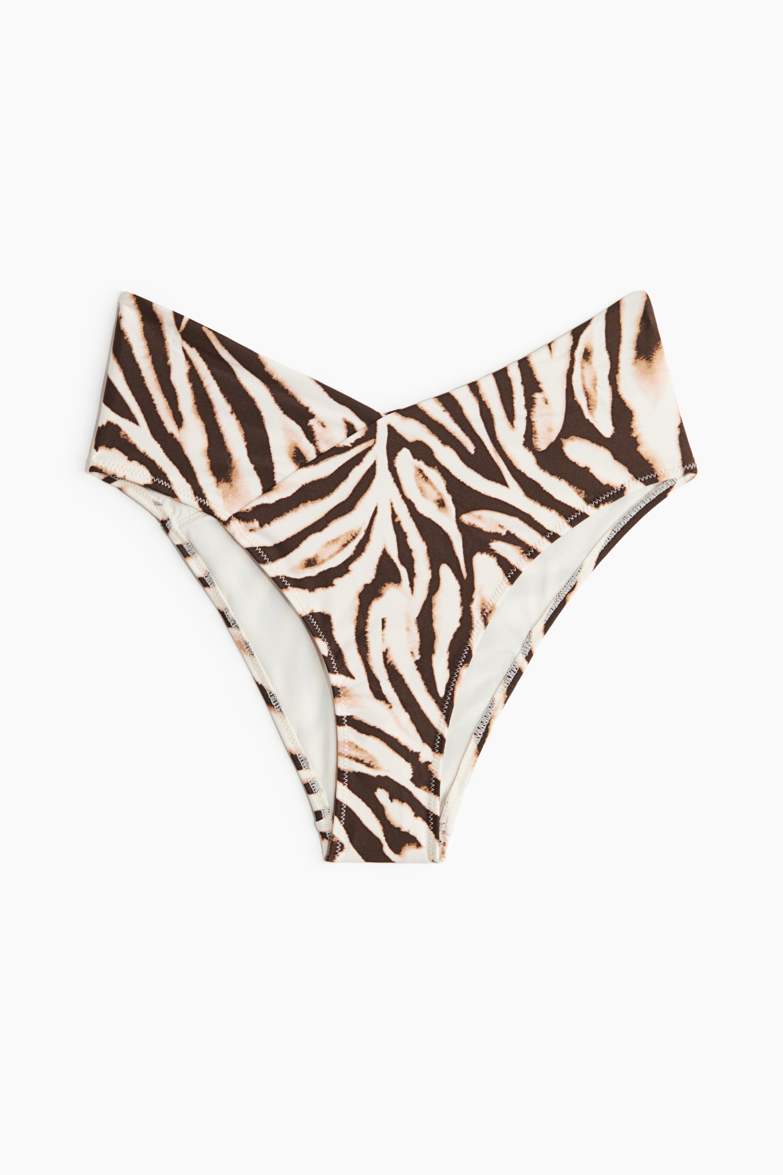 High Rise Cheeky Bikini Bottoms - White/Zebra print/Red/Black/Green