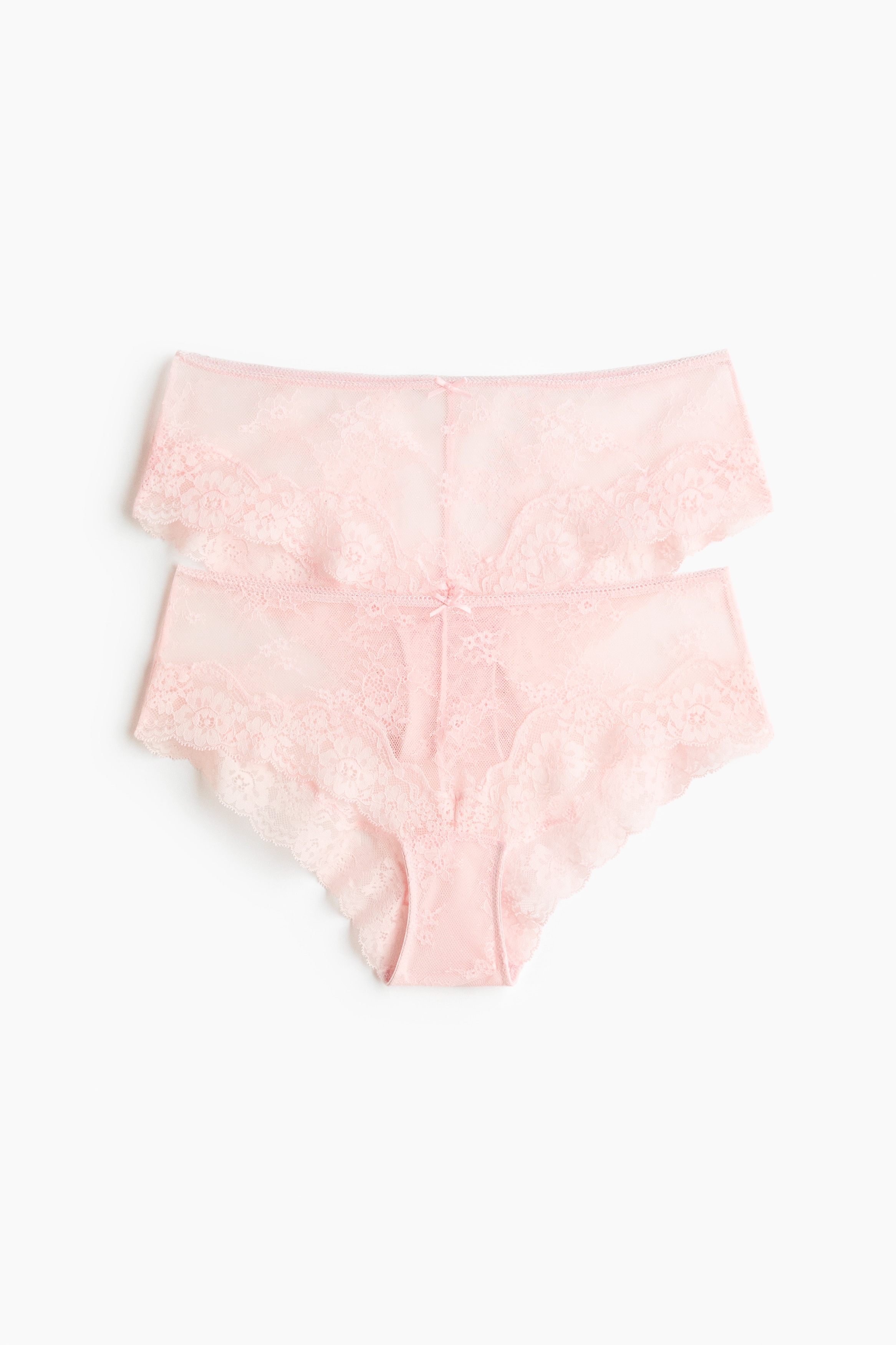 Hipsters in pizzo 2 pezzi - Rosa/Nero