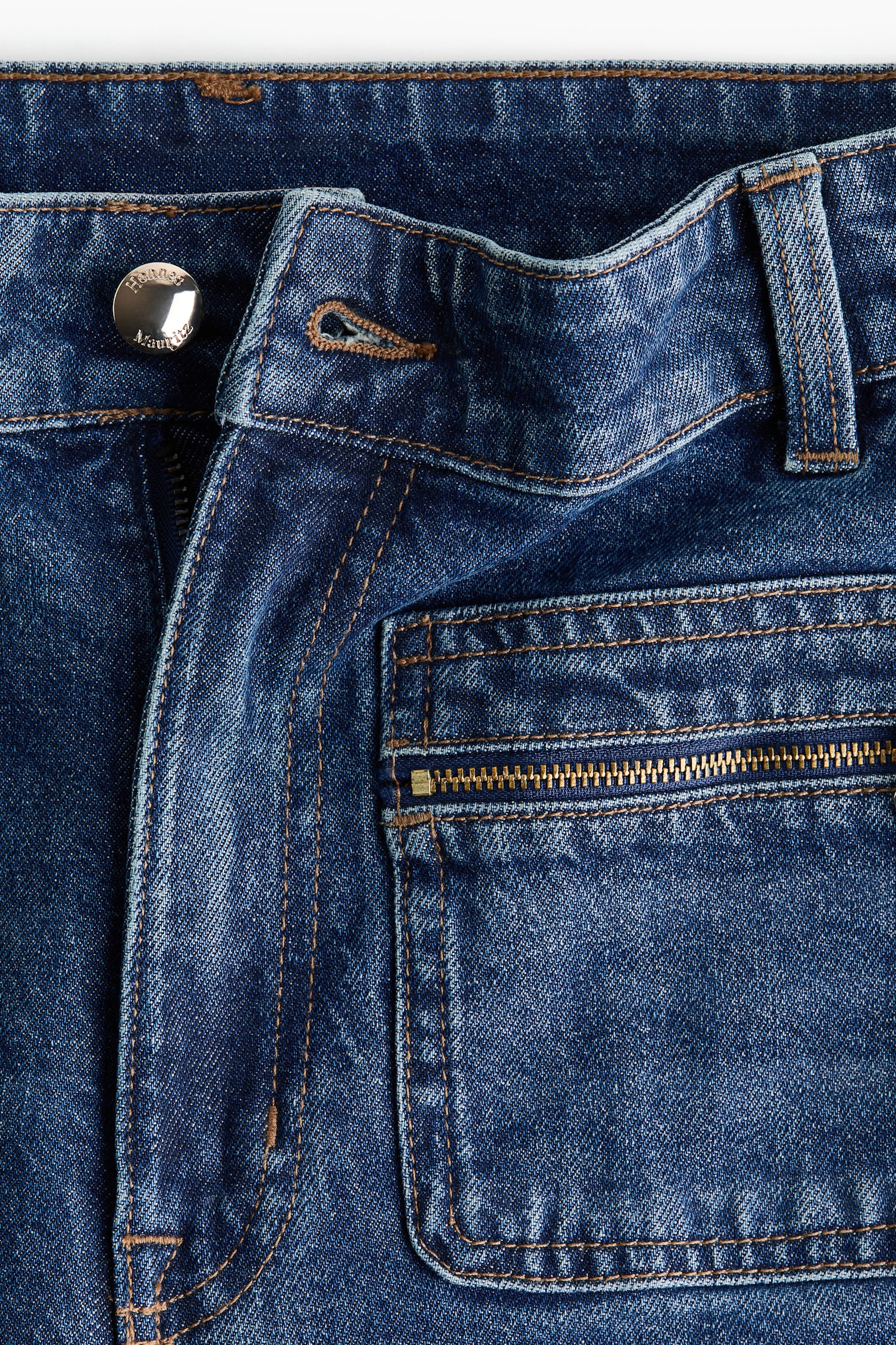 Straight High Jeans - Bleu denim - 2