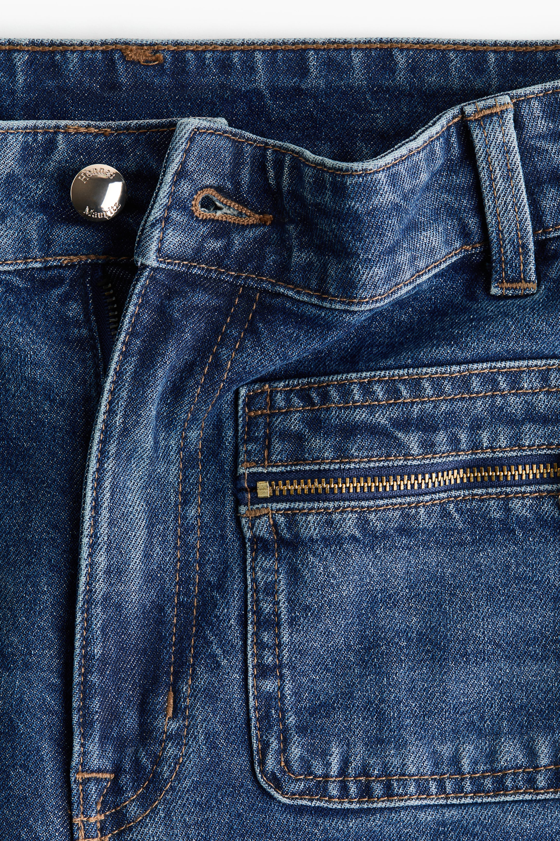 Se større billede: Straight High Jeans - Denimblå - DAME | H&M DK 2