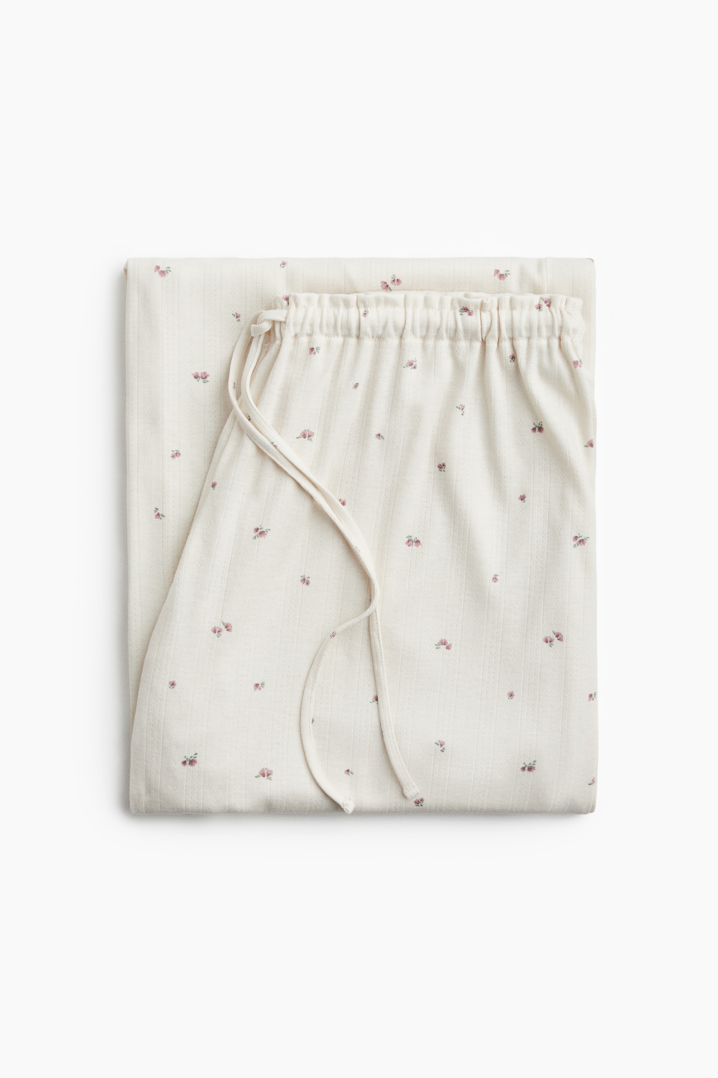 Pointelle pyjama bottoms