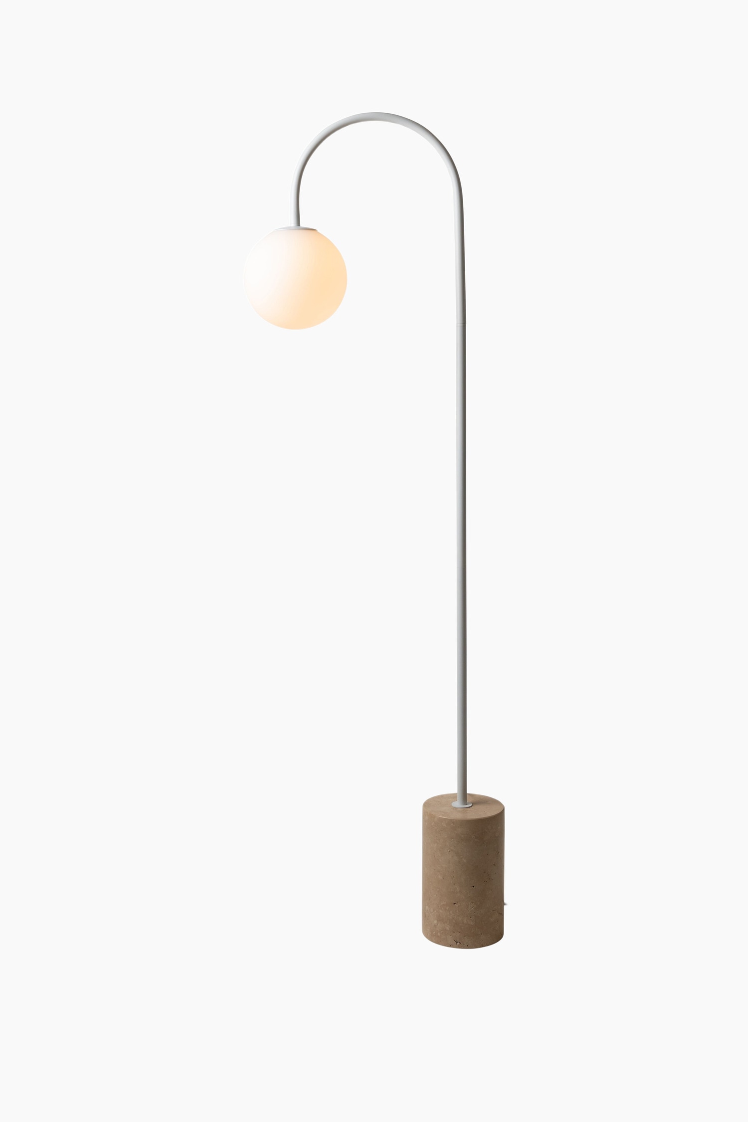 Tivoli Vloerlamp - Wit/Bruin/Zand