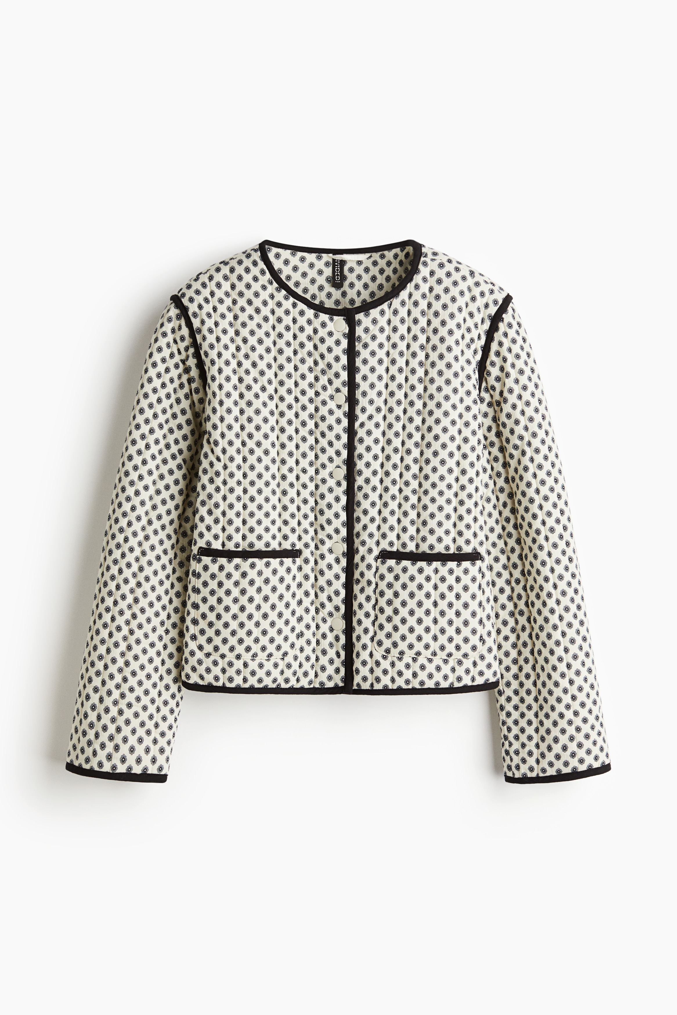 キルティングジャケット - ホワイト／フローラル - レディース