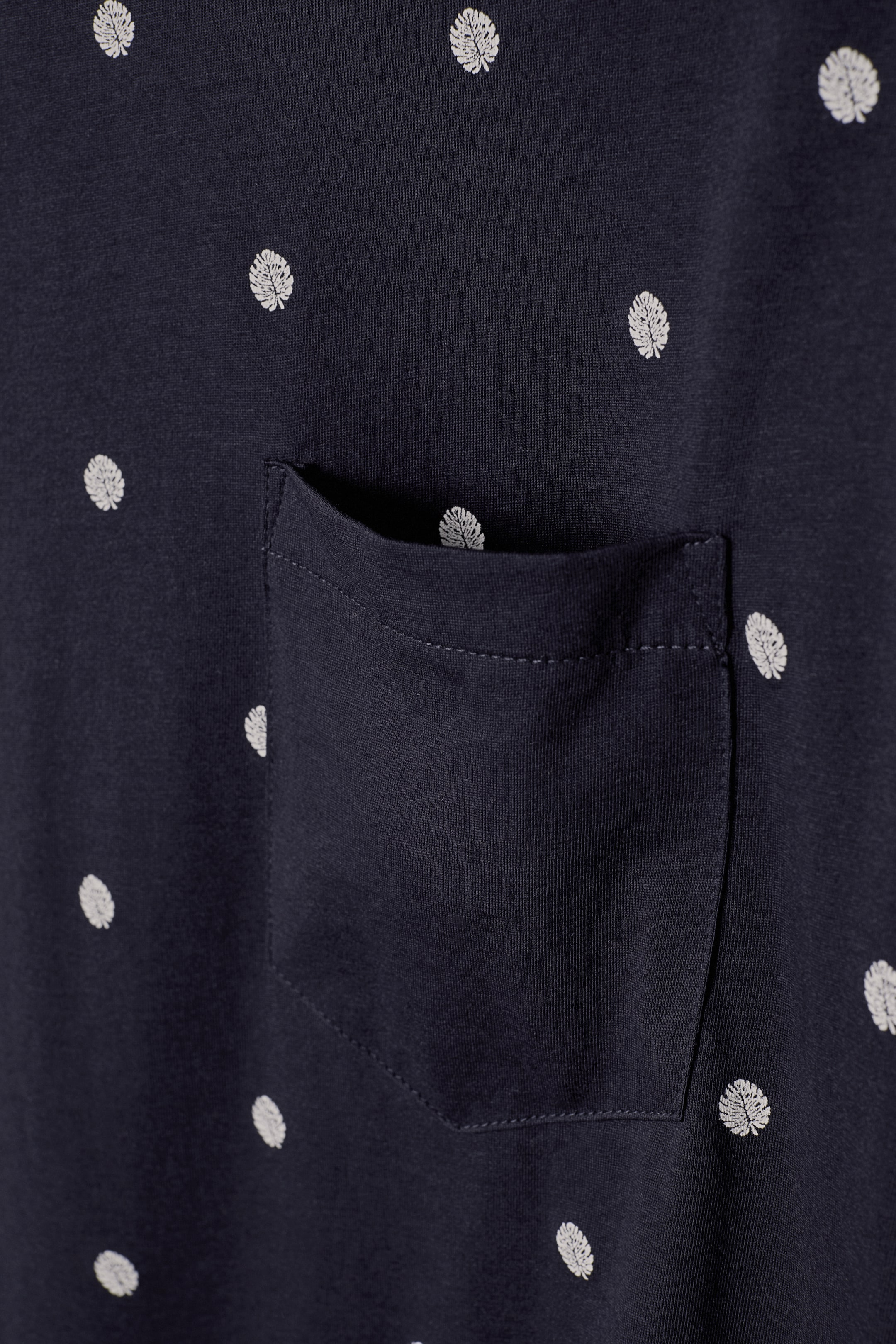 Nagyobb kép megtekintése: Pamutpóló - Sötétkék/fehér pöttyös - FÉRFI | H&M HU 2