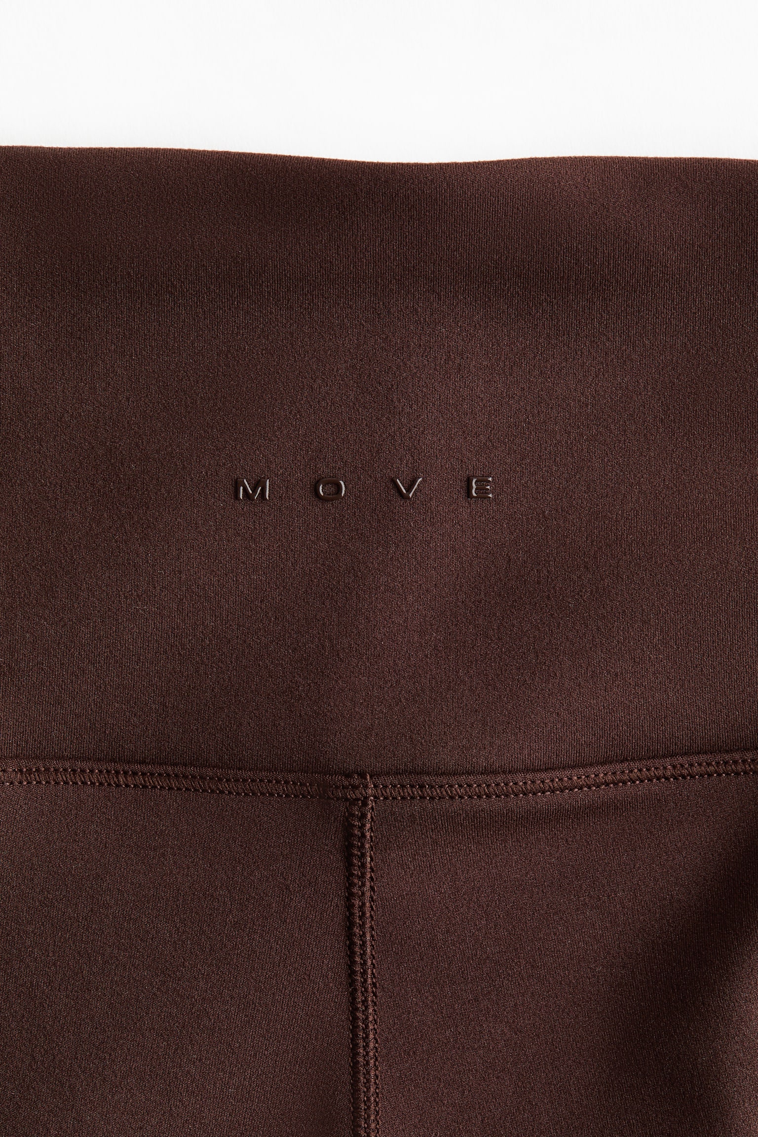 Wide sports leggings with SoftMove™ - Sıcak kahverengi/Siyah/Koyu kil grisi - 6