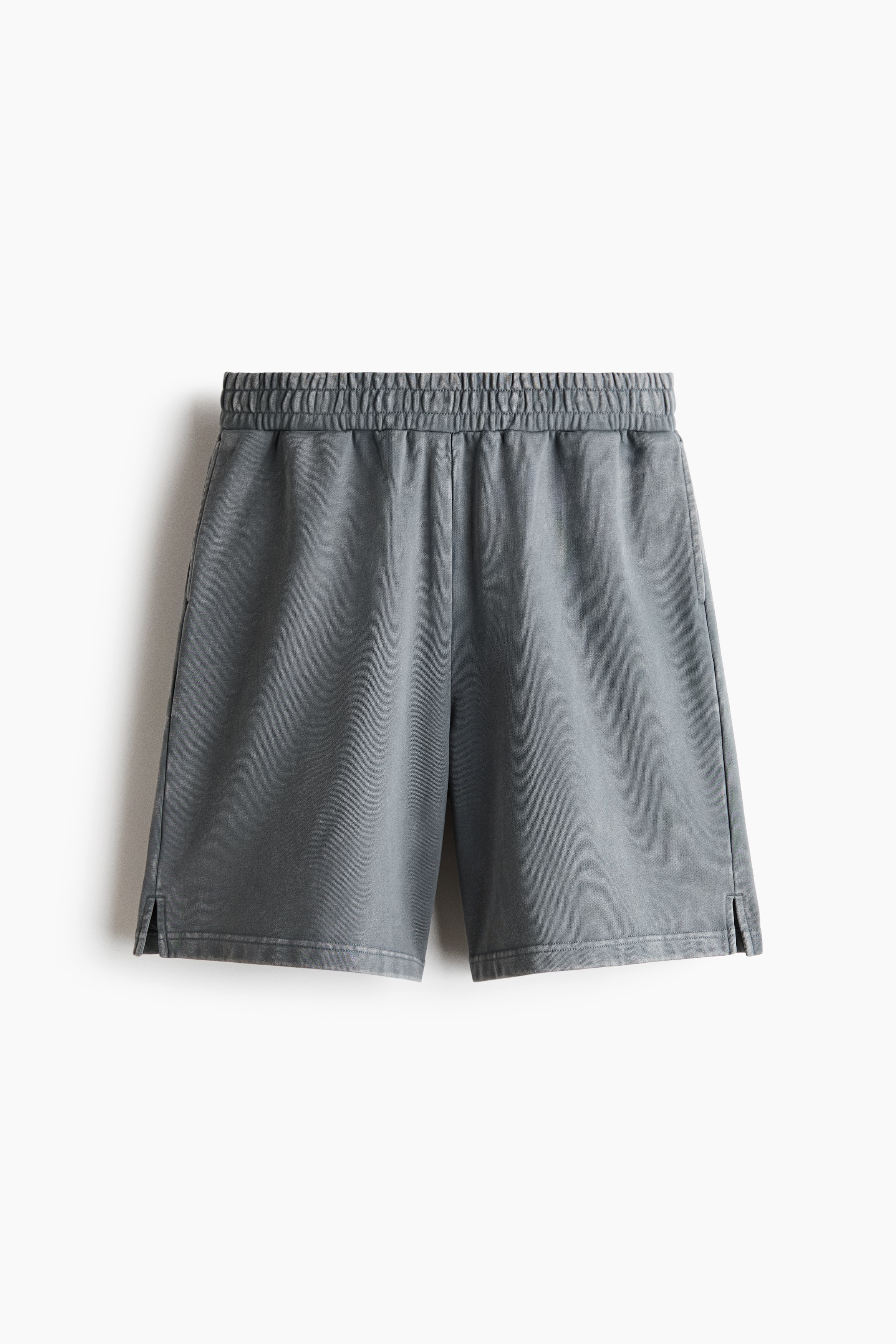 ルーズフィット スウェットショートパンツ - ウォッシュドグレー - Men