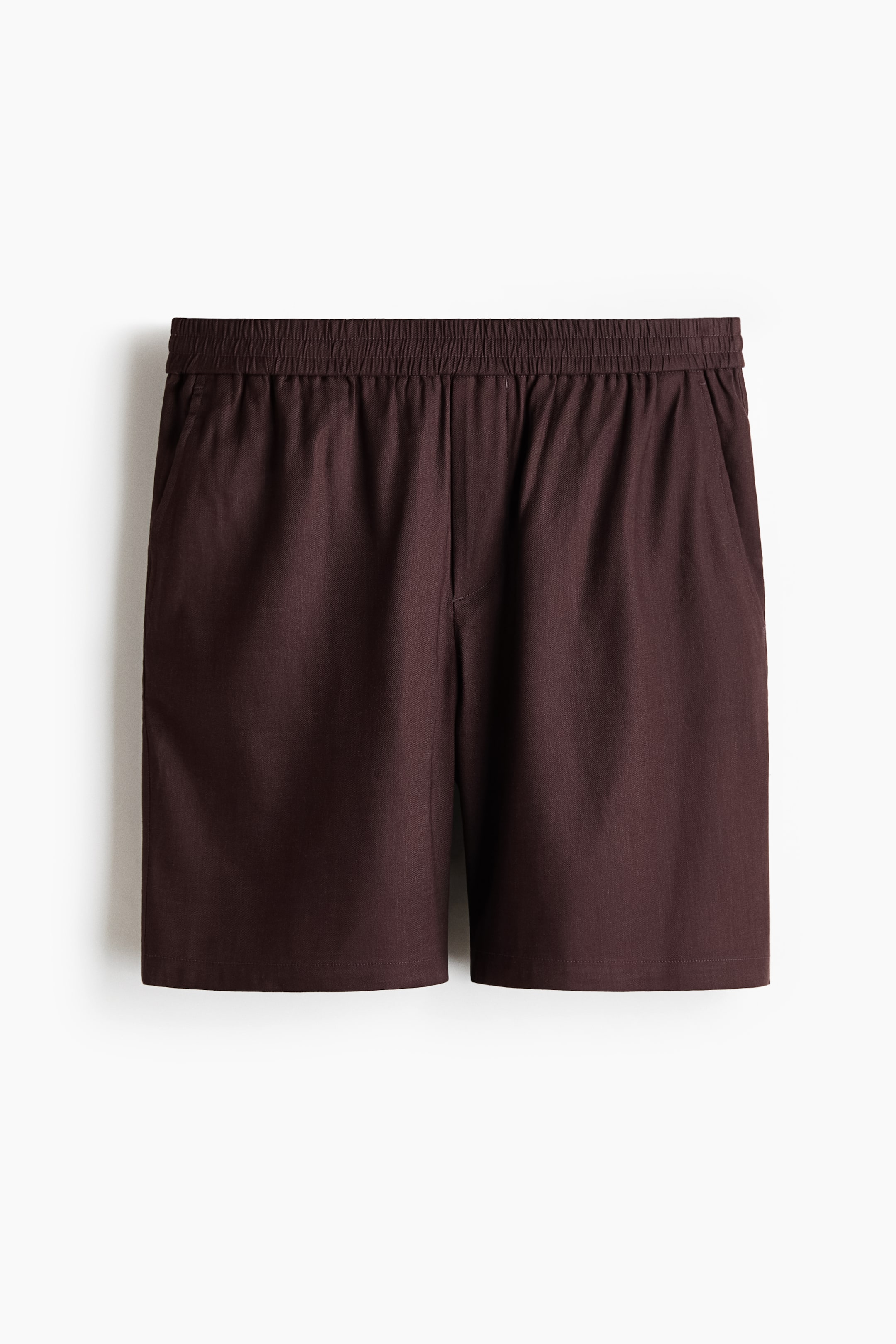 Easy Care Relaxed-Fit Linen-Blend Shorts