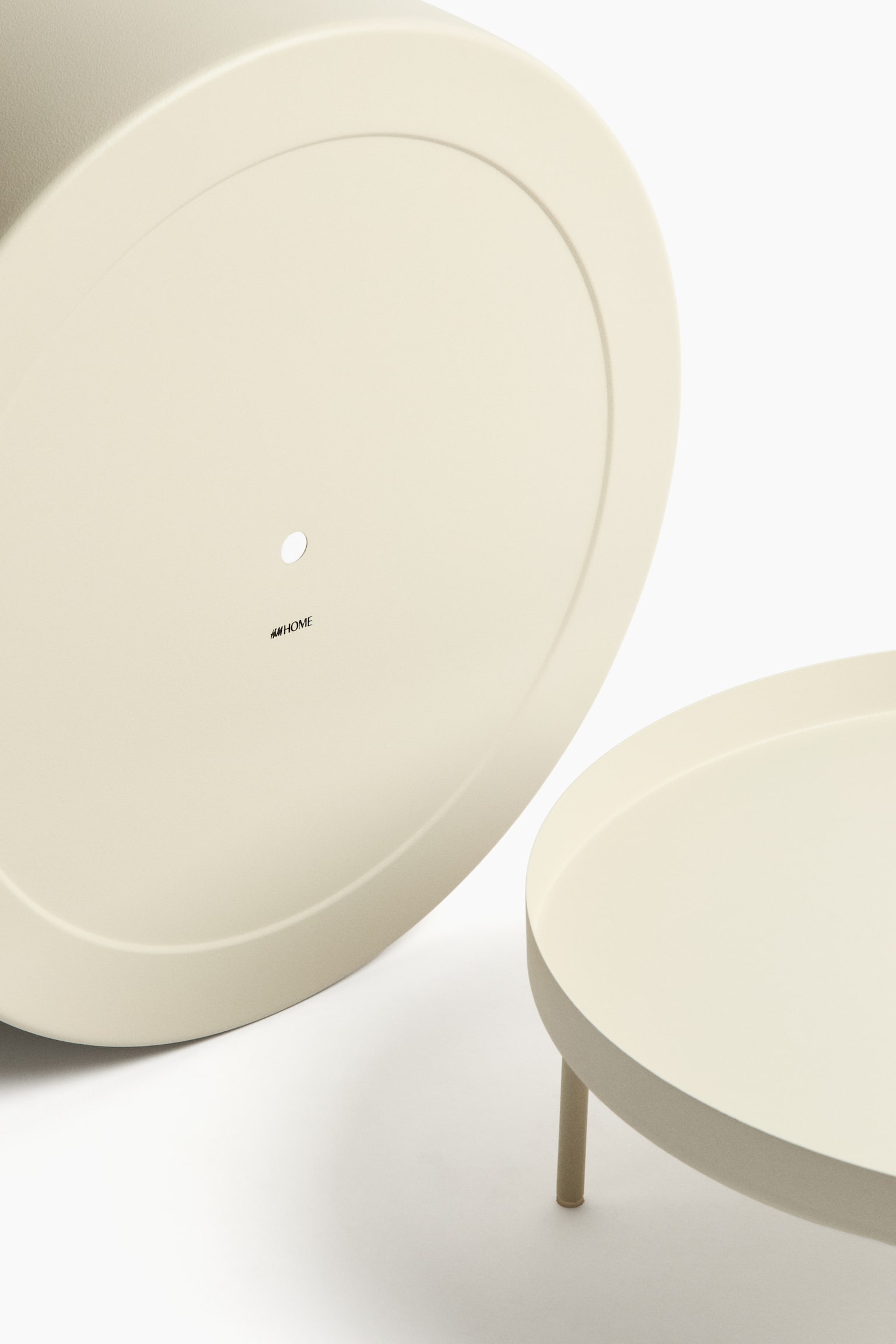 Ghiveci lat cu suport - Bej-deschis/Negru - 5