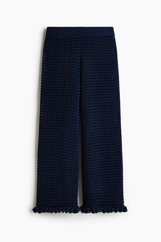 Женские брюки H&M Rope-Detail Open-Knit Pants