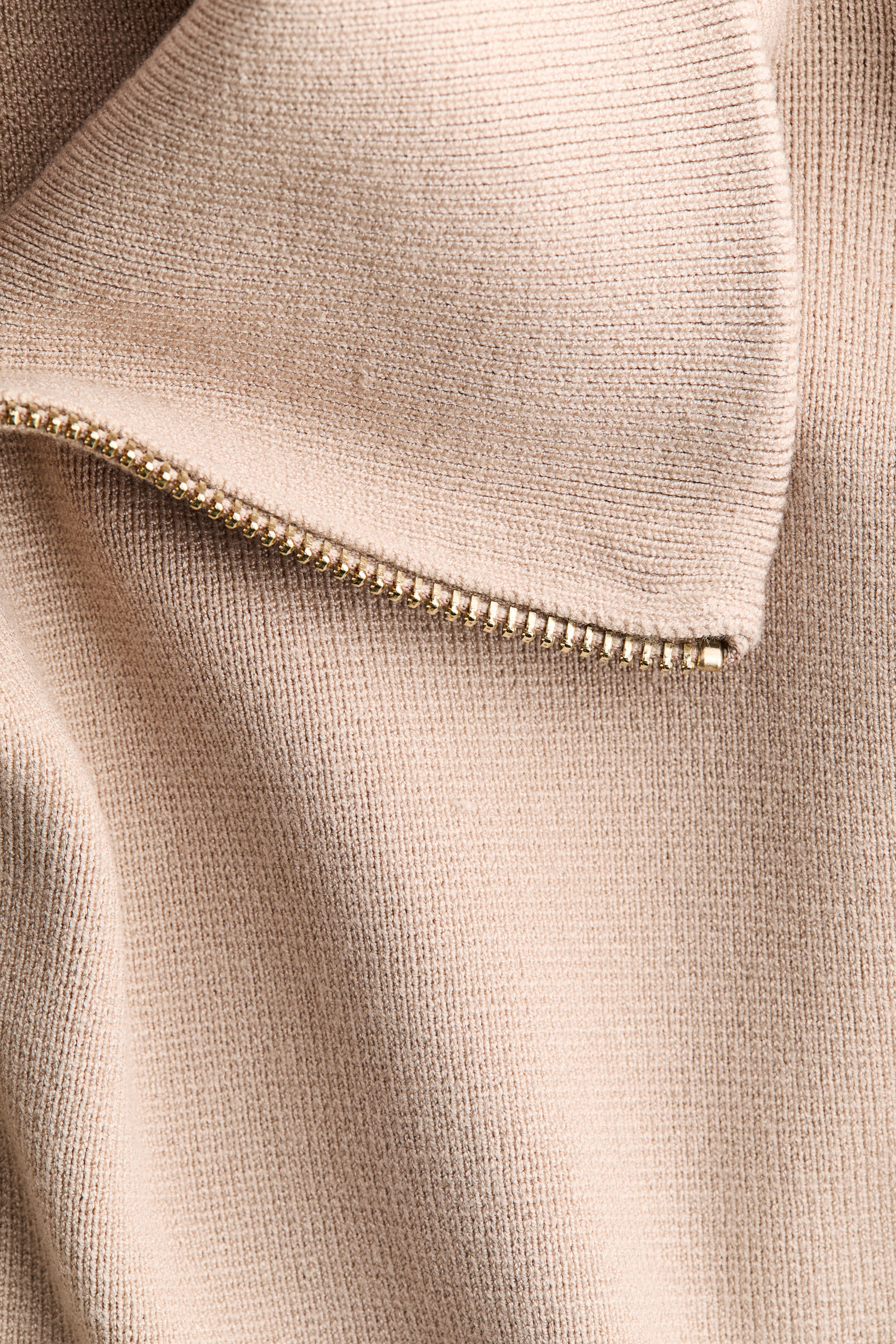 Fine-Knit Half-Zip Sweater