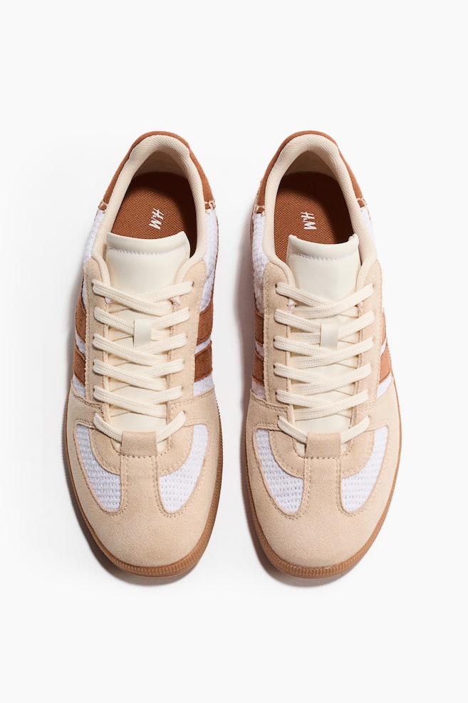 Sneakers - Beige/white/Brown/leopard print/Light gray/Red/white - 1