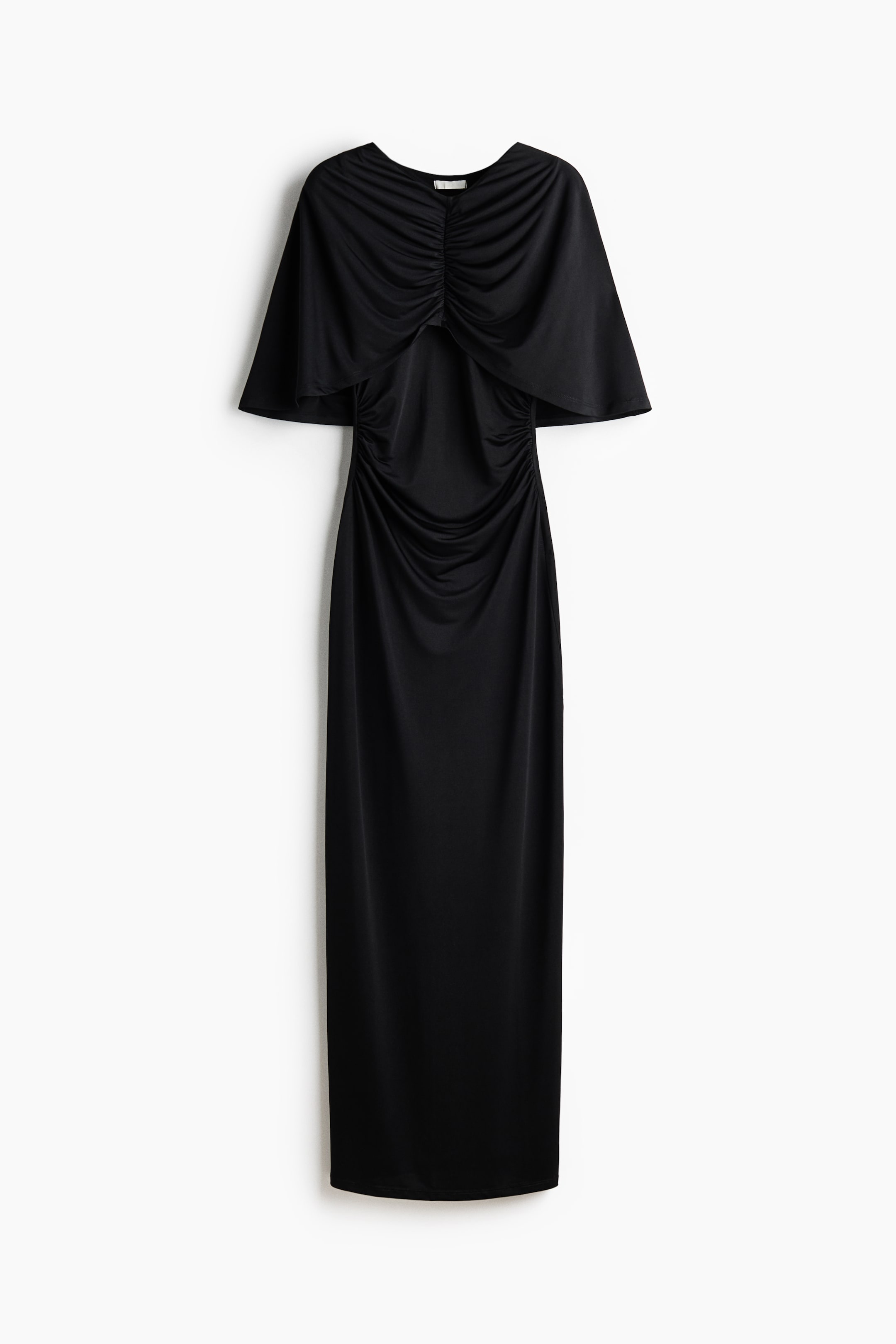 View larger image: Jersey cape dress - Black - Ladies | H&M IE 1