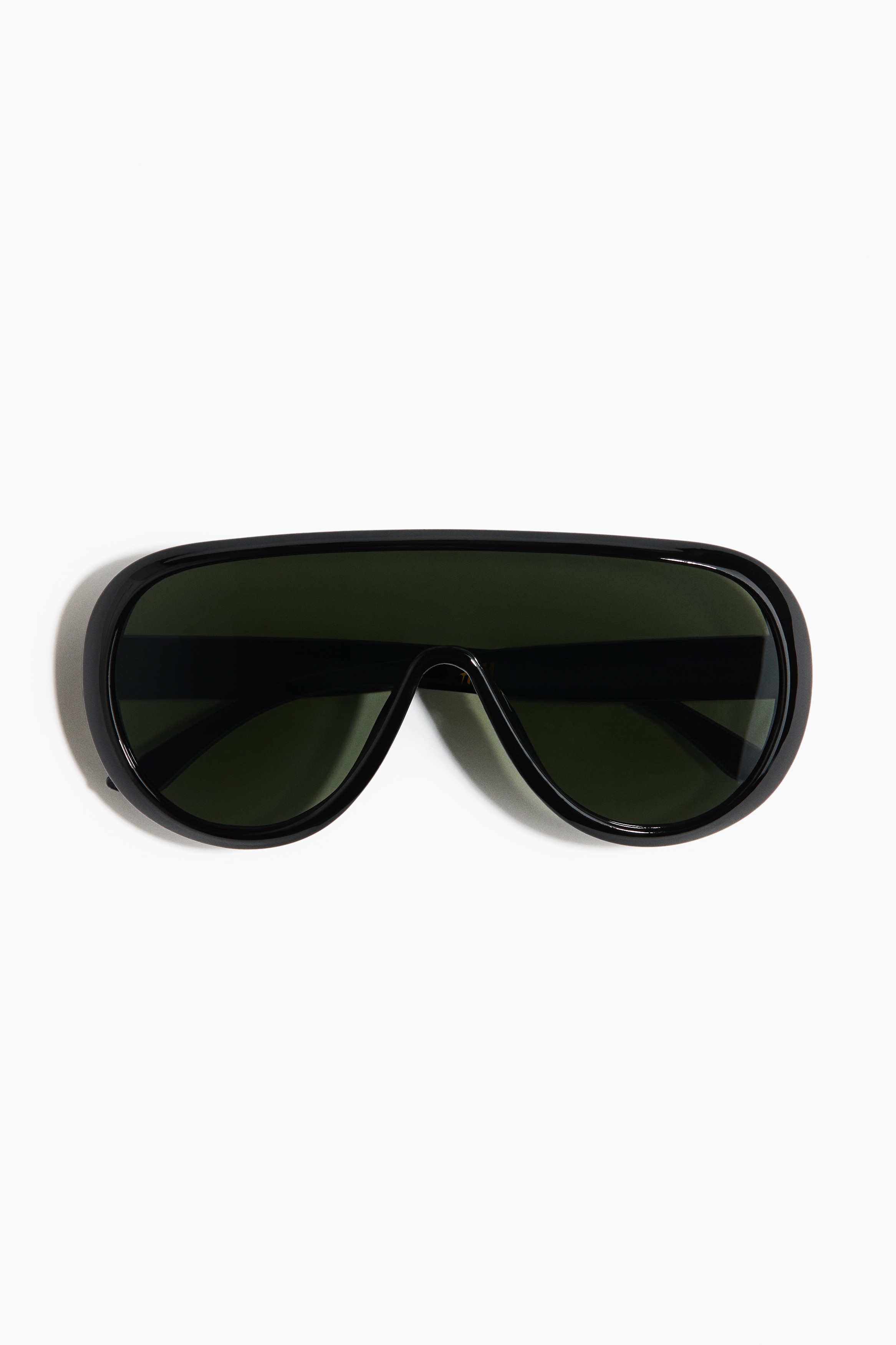 Lunettes de soleil monoverre - Noir/Marron/motif écaille de tortue/Violet foncé