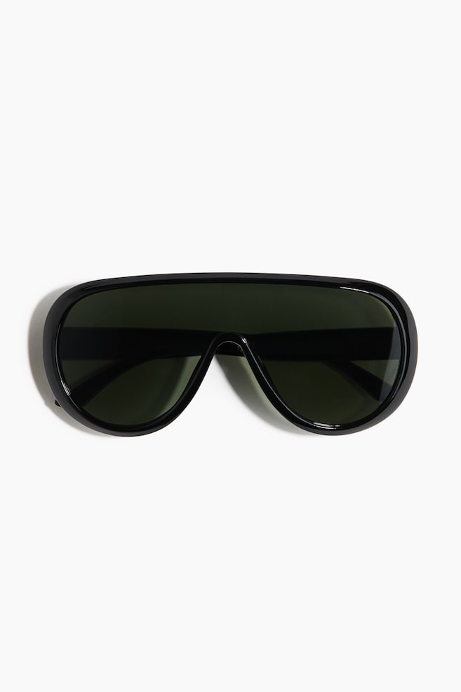 Shield sunglasses - Black/Brown/Tortoiseshell pattern - 1