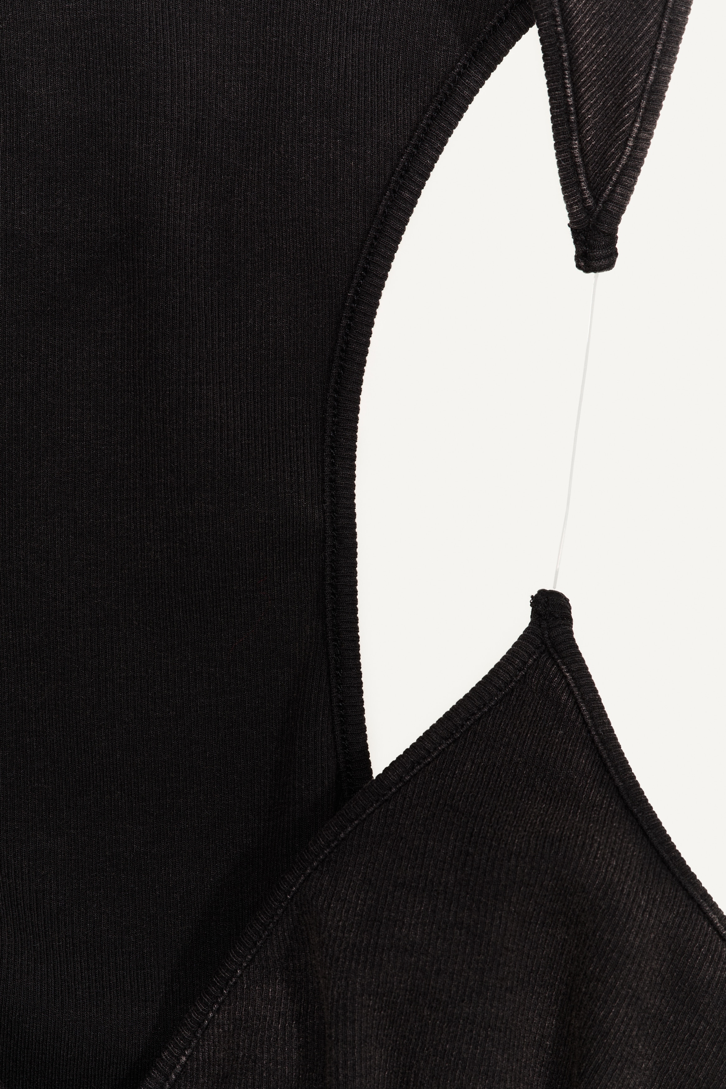 リブタンクトップ - ブラック - レディース | H&M JP