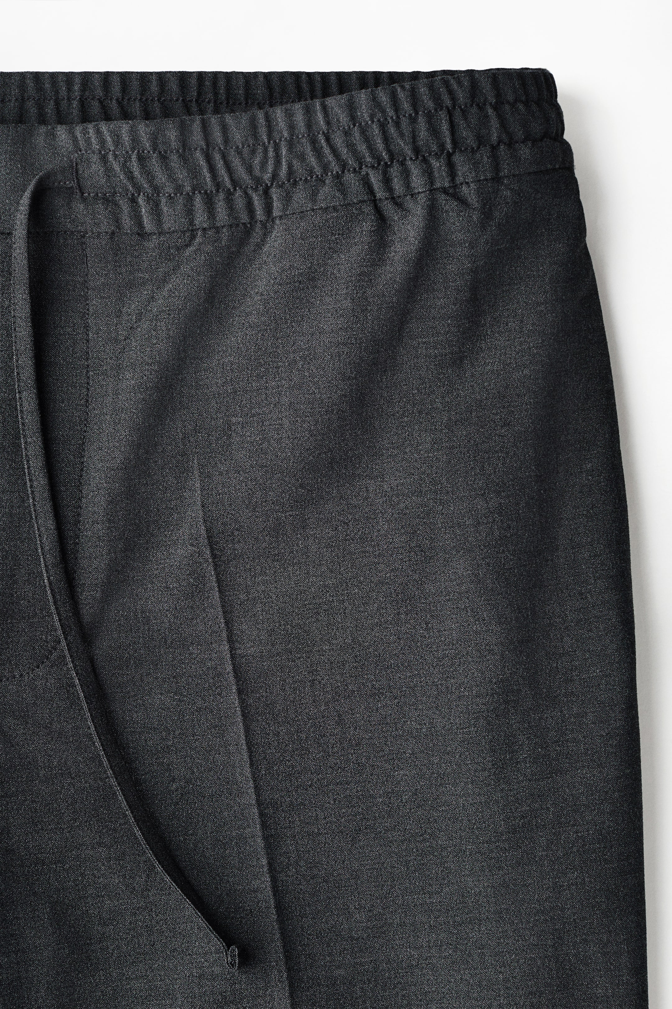 View larger image: Slim-Fit Dressy Joggers - Dark gray - Men | H&M CA 7