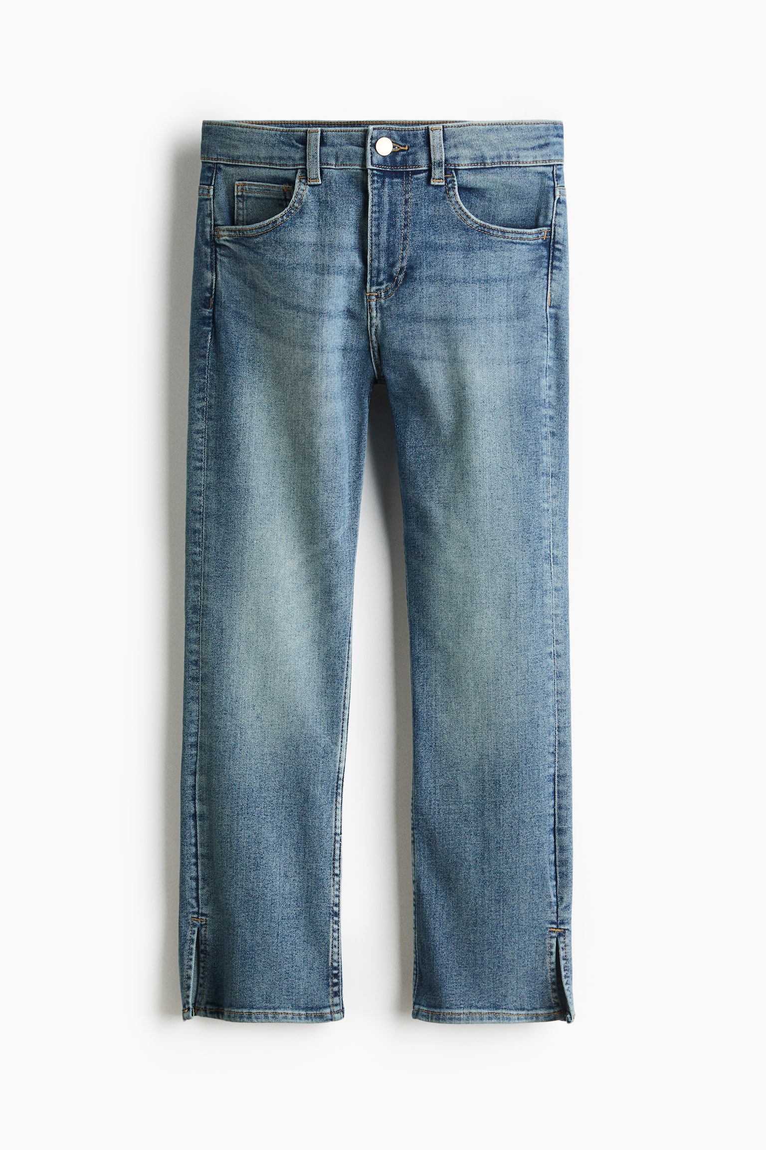 Skinny High Waist Cropped Jeans - 1