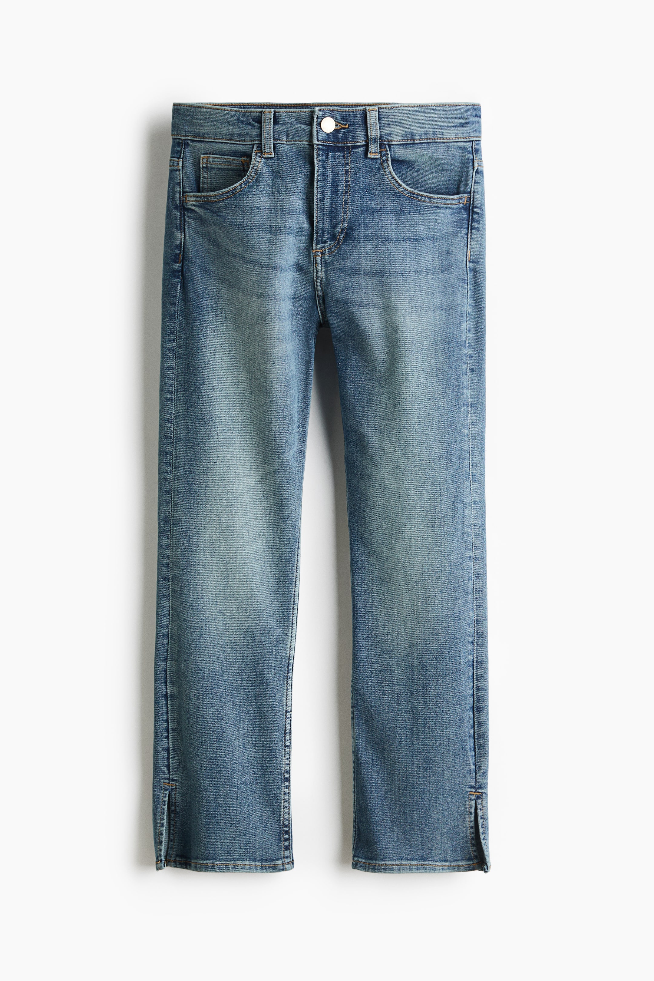View larger image: Skinny High Waist Cropped Jeans - Light denim blue - Ladies | H&M 1