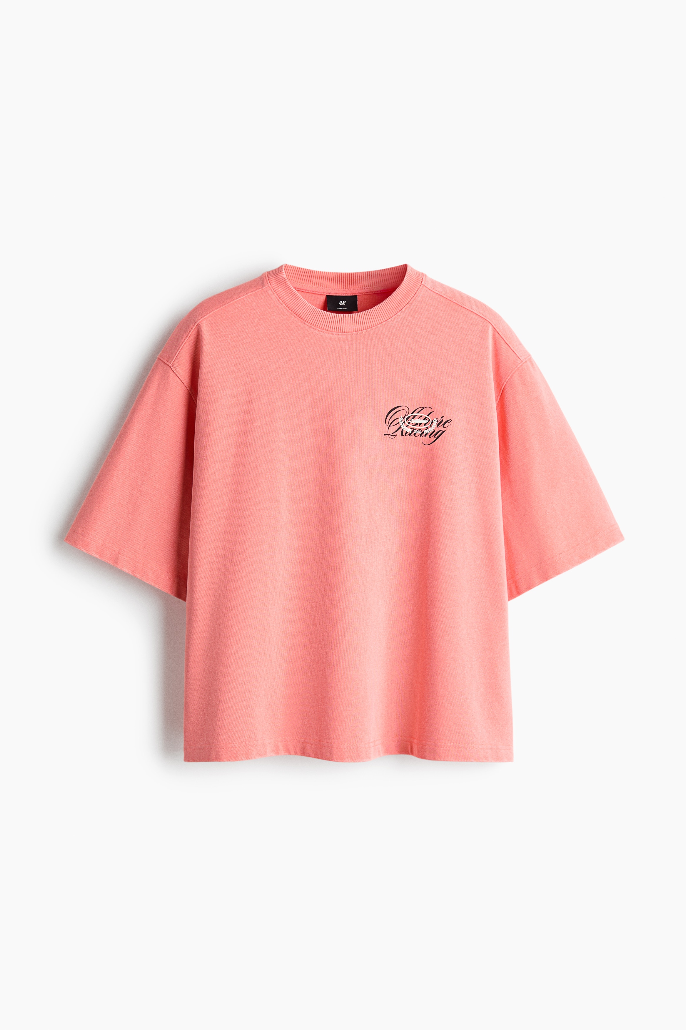 T-shirt boxy Oversized Fit - Rose corail/Off Shore Racing/Noir/The Resort Edition/Crème/Off Shore Racing/Rose