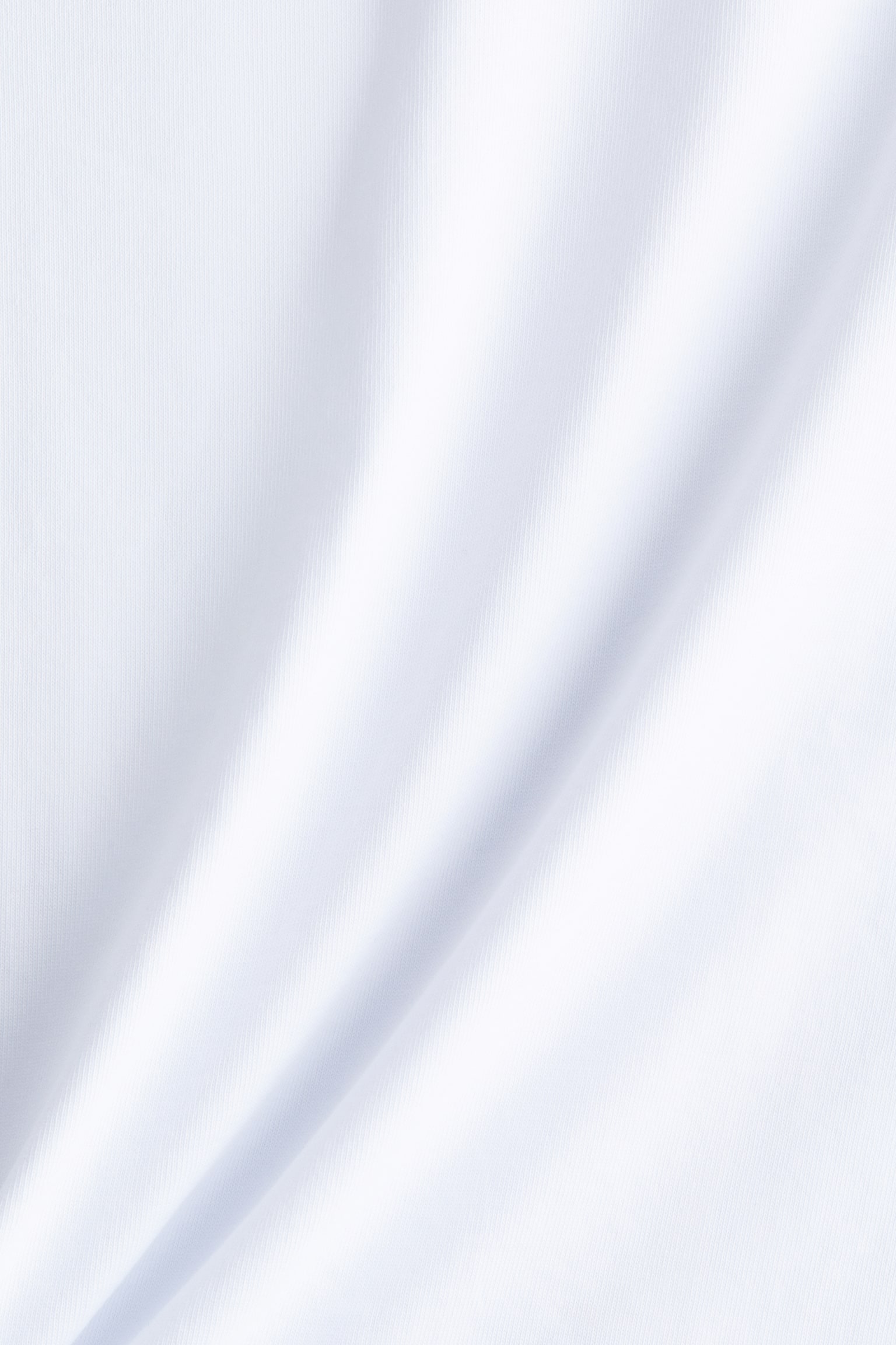 寬鬆剪裁棉質T恤 - 白色/咖啡色 - 3