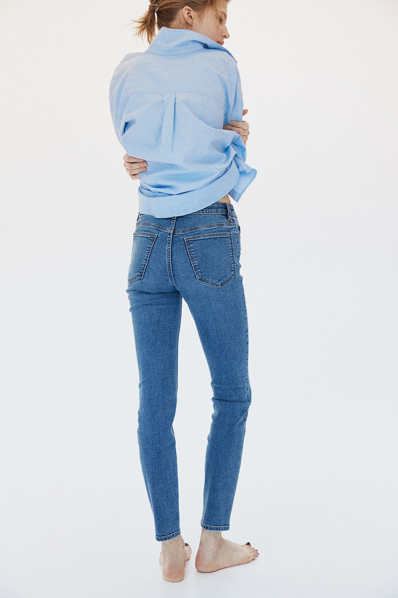 Skinny Regular Jeans - Denim blue/Light denim blue/Black - 3