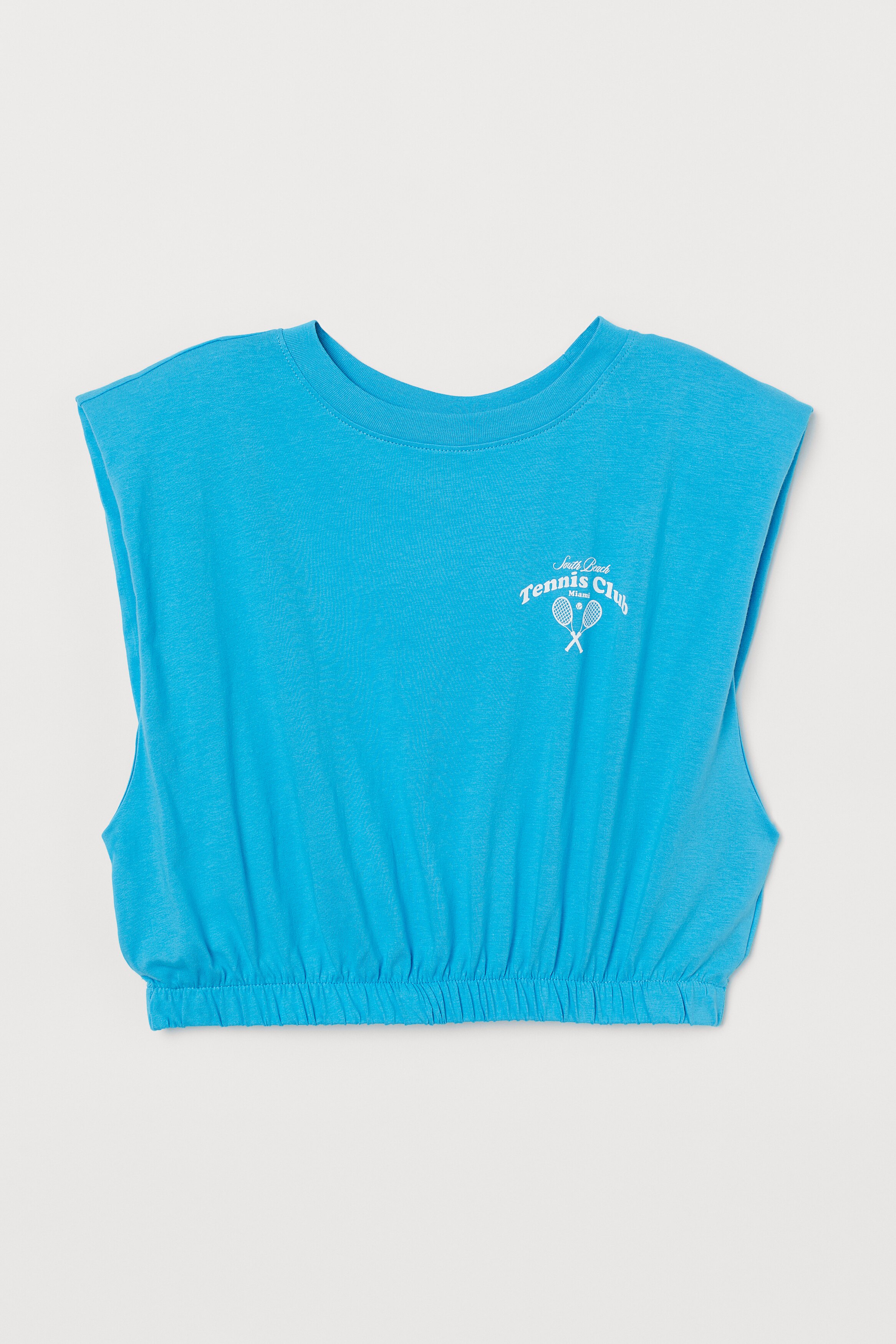 Cropped top - Turquoise/Tennis Club - Ladies | H\u0026M GB