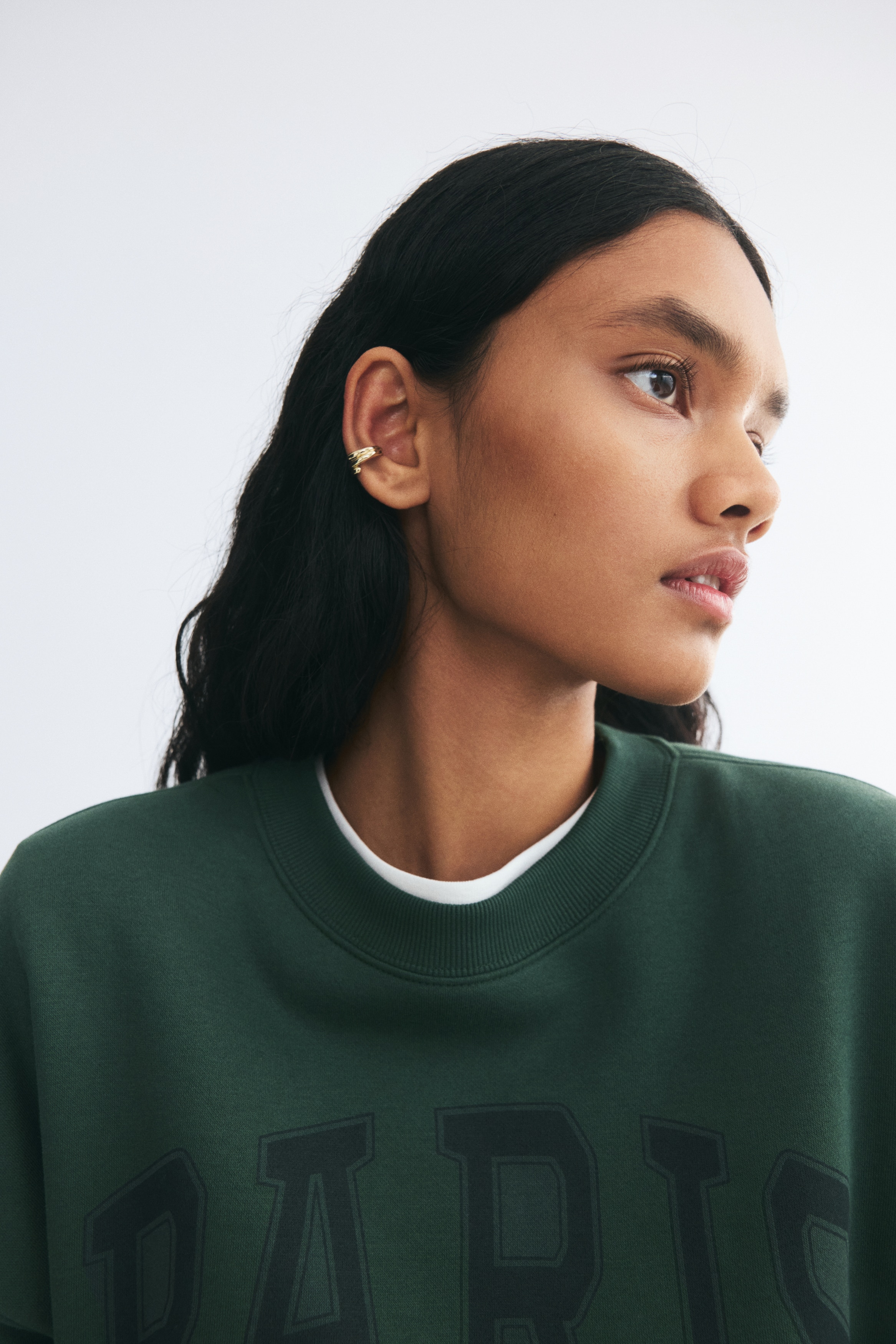 Sweatshirt with Printed Motif thumbnail 3