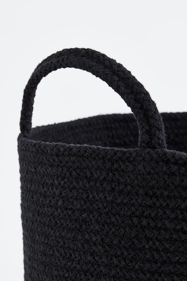 Cotton storage basket - Black/Grey/Light beige/Light beige/Brown/dc/dc - 2